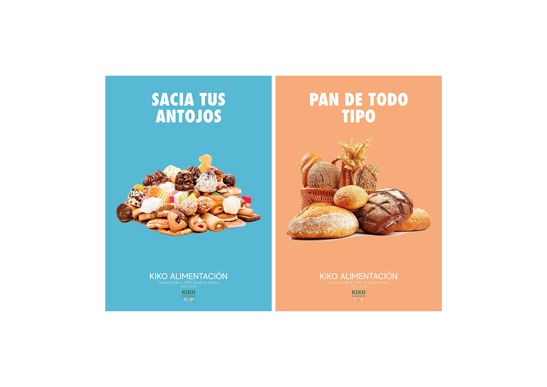 Advertising design for products.