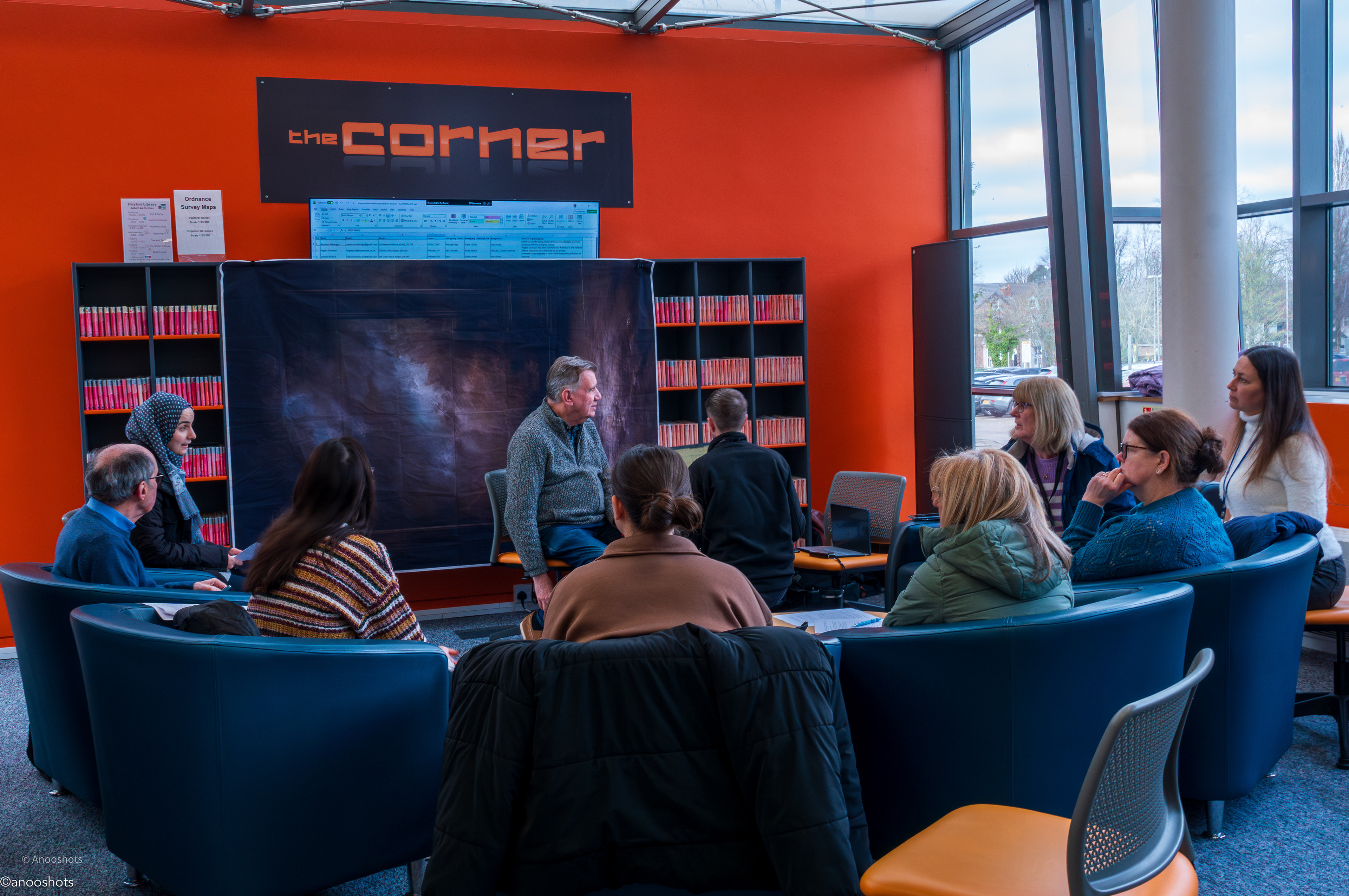 3rd session: Portrait photography practice at Huyton Library