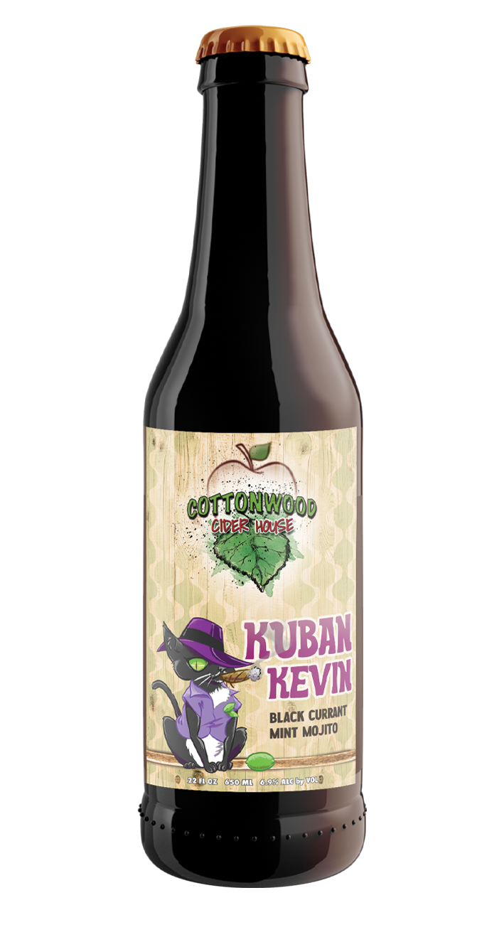 Bottle and Label design for Kuban Kevin