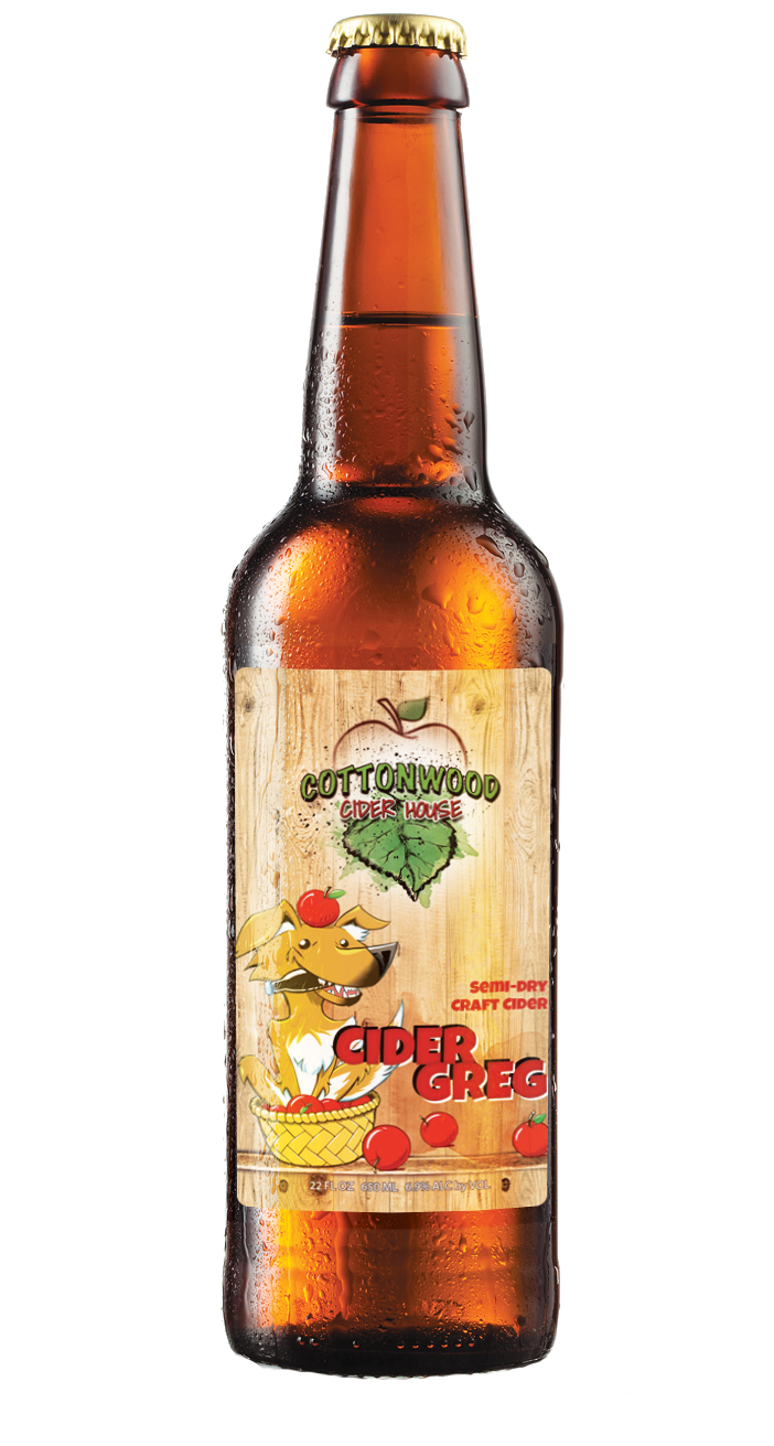 Bottle and Label design for Cider Greg