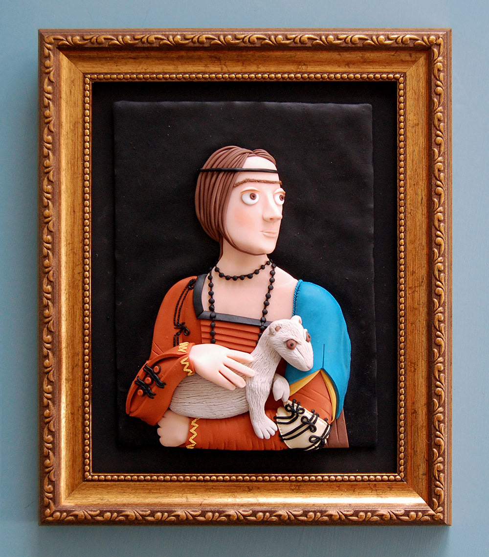 Lady with an Ermine by Leonardo Da Vinci