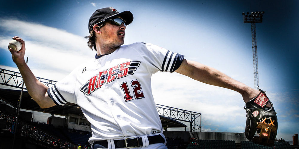 Josh Davies (Melbourne Aces)ABL 2012/2013 - MELBOURNE ACES V PERTH HEAT - 1ST DEC 2012.  Action from Game 2 of the Australian Baseball League (ABL) 2012/2013 season between the Melbourne Aces v Perth Heat at the Melbourne Ballpark, Laverton, Victoria. This image is for Editorial Use Only. Any further use or individual sale of the image must be cleared by application to the Manager Sports Media Publishing (SMP Images). PHOTO : BRETT CROCKFORD SMP IMAGES