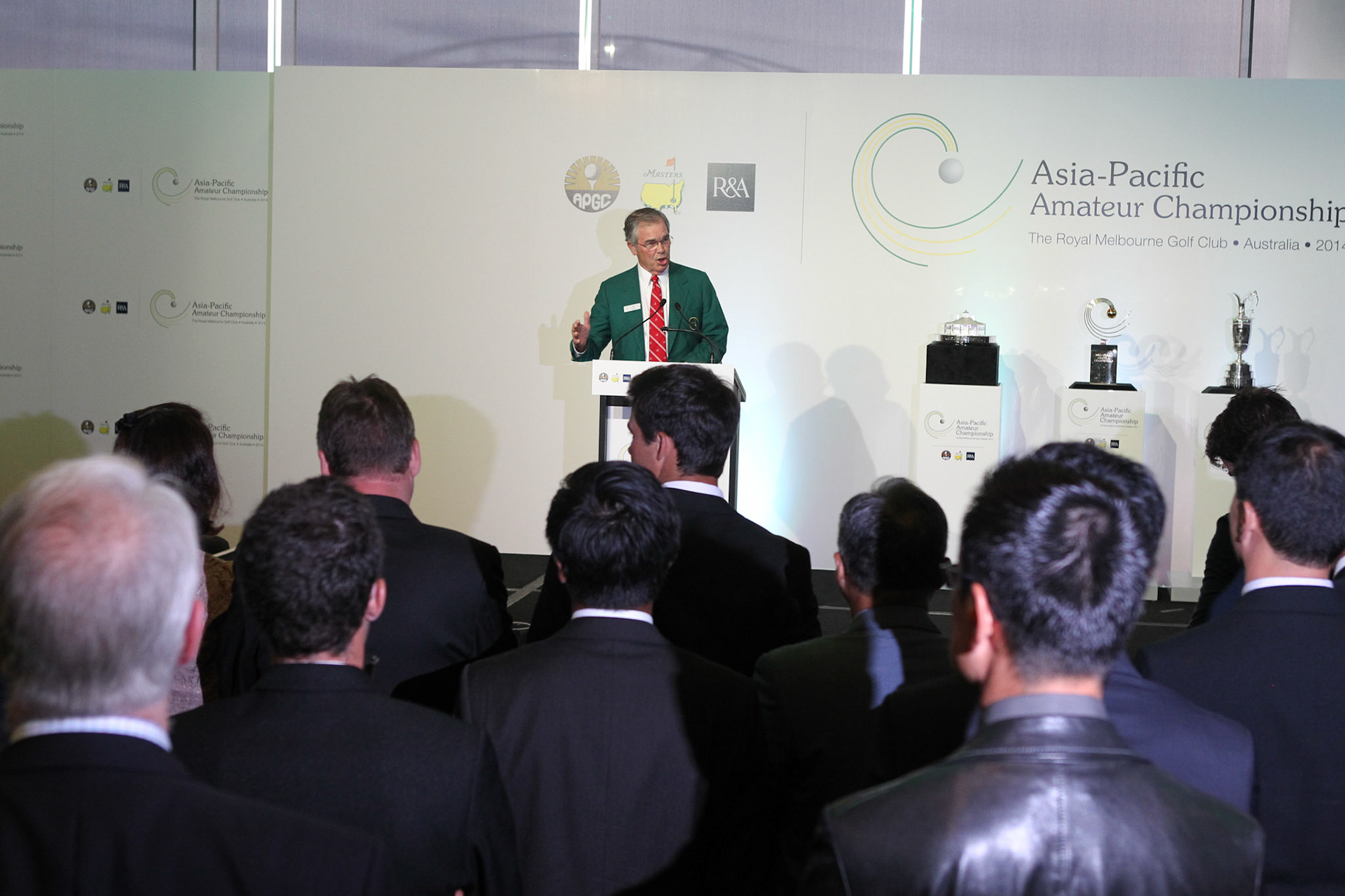 Melbourne, Australia:  Gala Dinner of the 2104 Asia-Pacific Amateur Championship at the Melbourne Cricket Ground on October 25, 2014. (Photo by Brett Crockford/AAC)