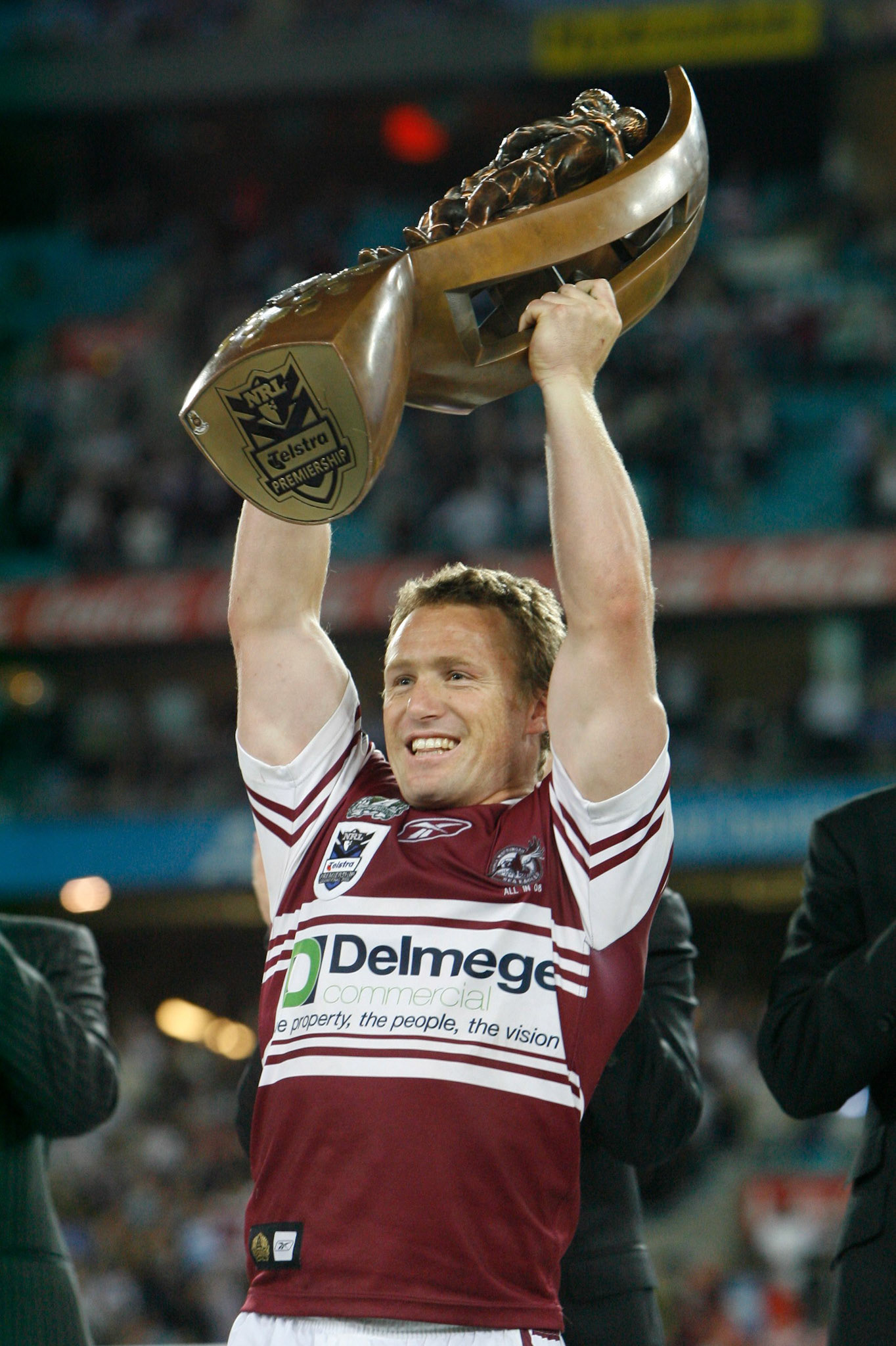 Manly's Captain Matt Orford with Grand Final Trophy2008 NRL Grand Final Melbourne Storm v Manly Sea Eagles