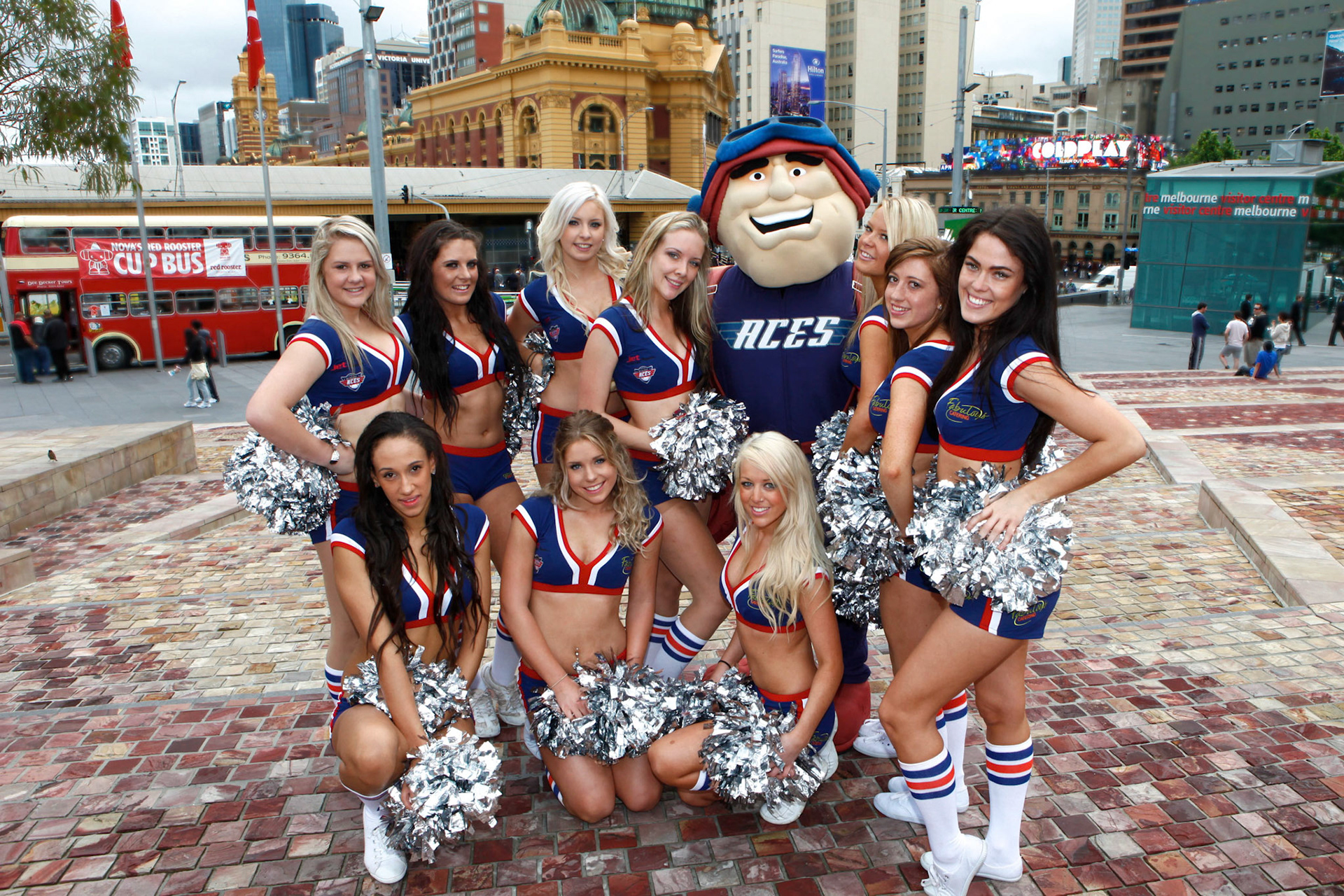 2011 ABL Melbourne Aces Media Launch, Federation Square, Melbourne, Victoria, Australia, Saturday 29th Oct 2011.