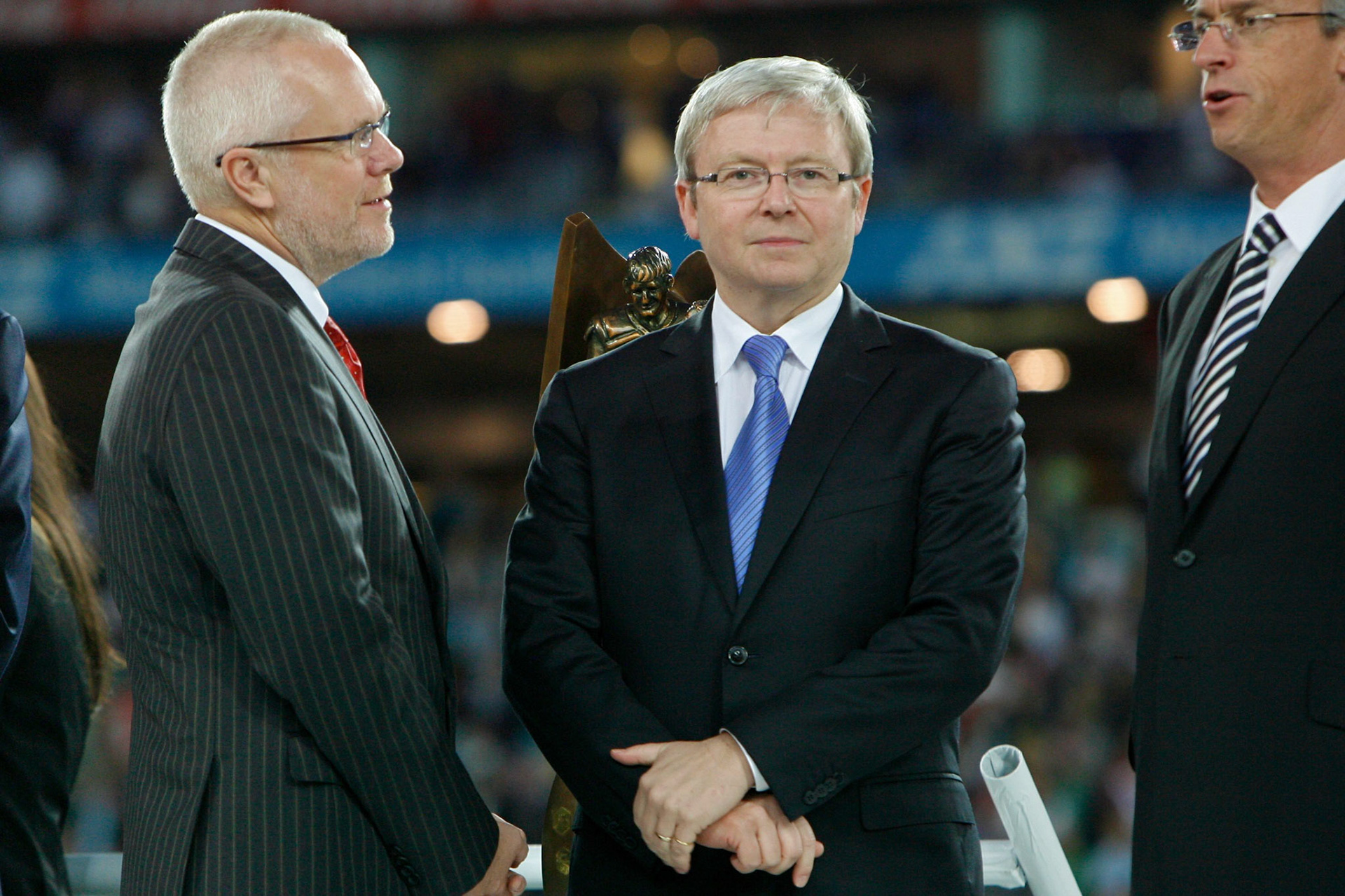 Australian Prime Minister Kevin Rudd2008 NRL Grand Final Melbourne Storm v Manly Sea Eagles