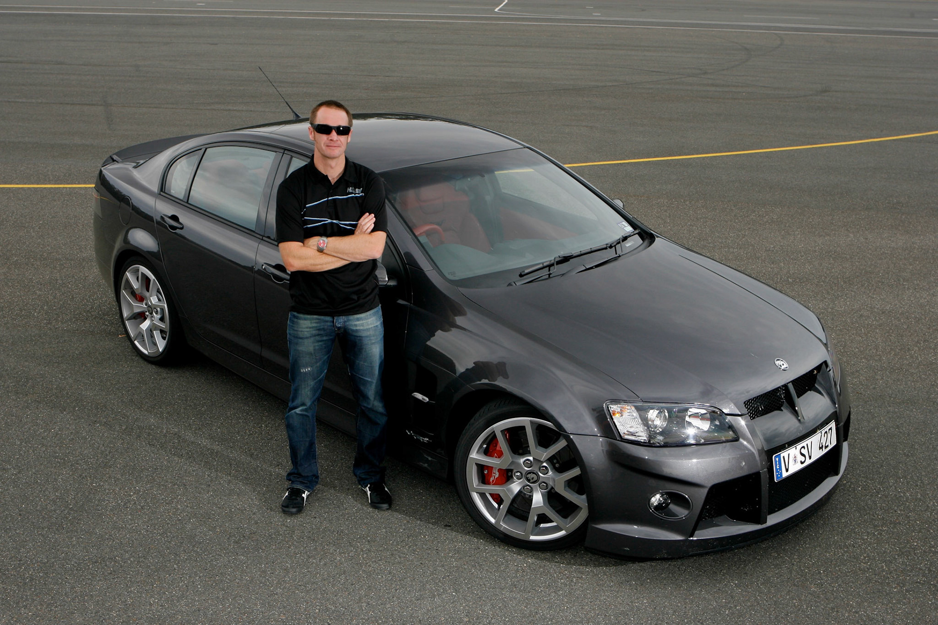 Car New Zealand Greg Murphy at Holden Proving Ground