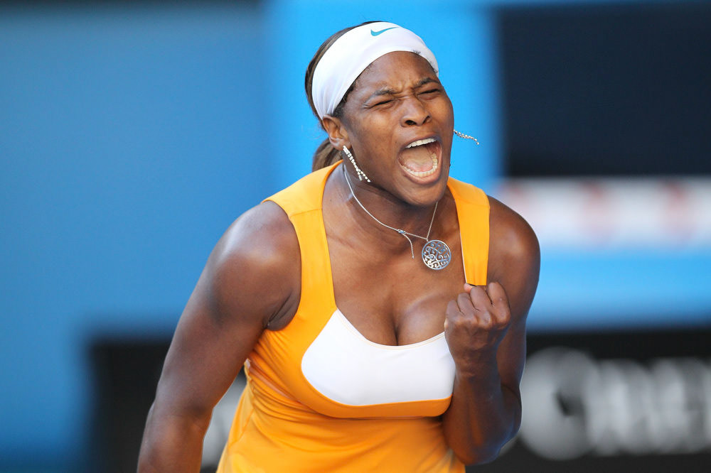 Serena Williams (USA) 2010 Australian Open Tennis Melbourne Park, Victoria January 18 - 31 2010 © Sport the library/Brett Crockford  Australian Open 2010Melbourne and Olympic ParksMelbourne, VIc, Australia