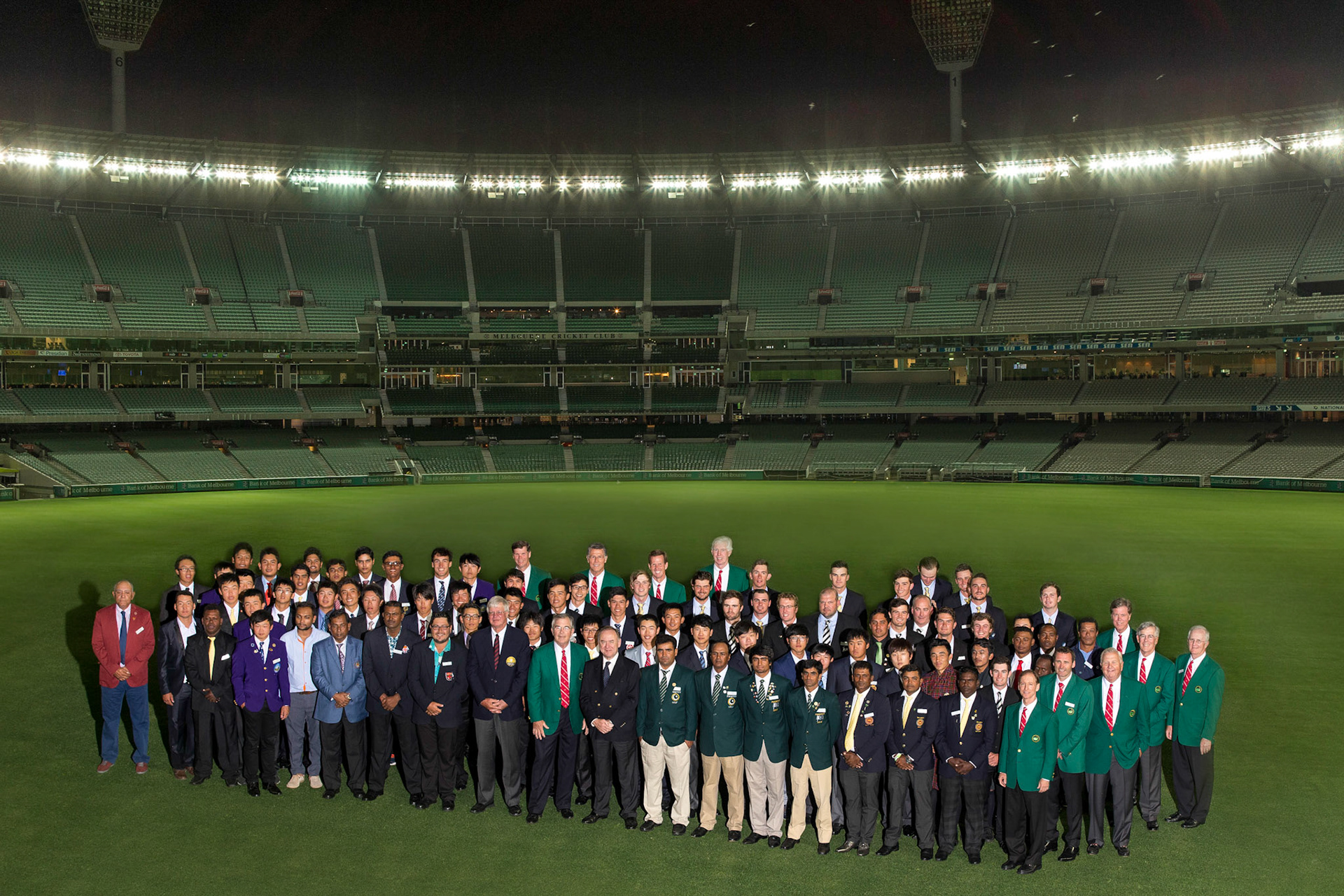 Melbourne, Australia:  Gala Dinner of the 2104 Asia-Pacific Amateur Championship at the Melbourne Cricket Ground on October 25, 2014. (Photo by Brett Crockford/AAC)