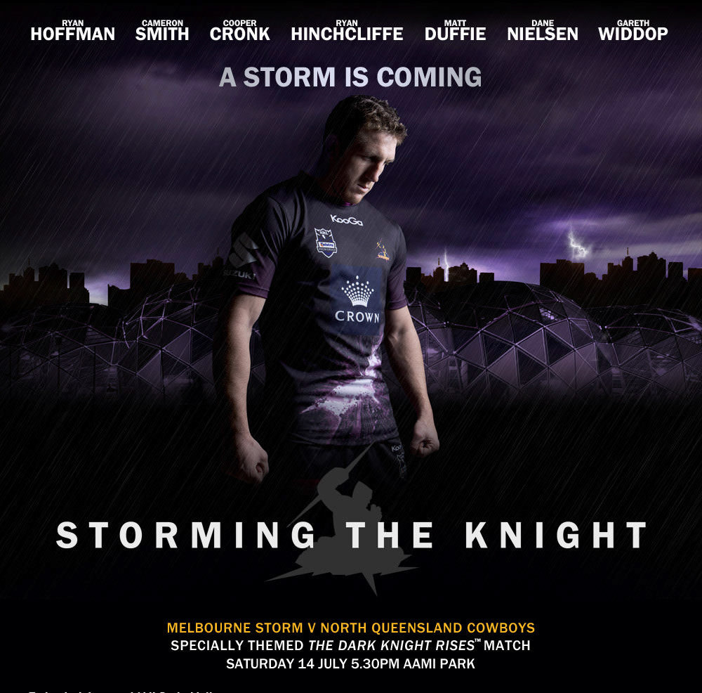 Melbourne Storm Batman Promotion (Ryan Hoffman)