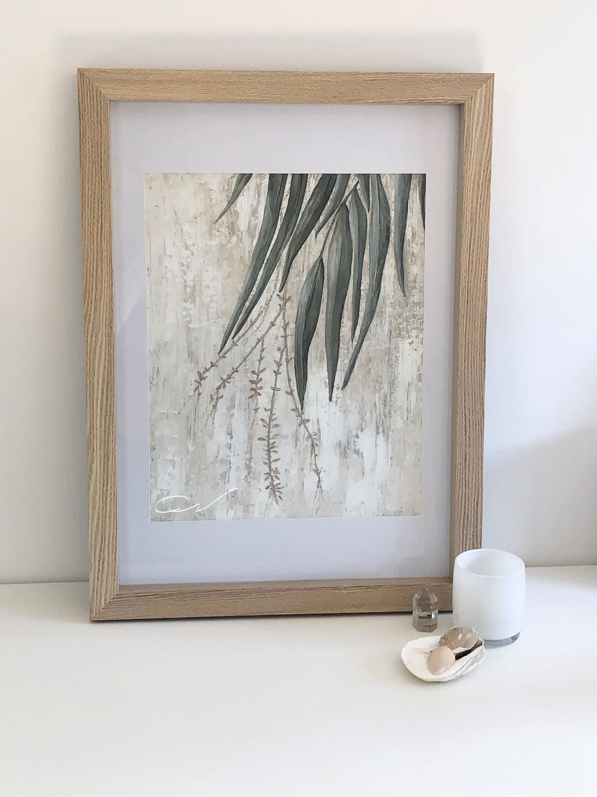 BLUETHUMB (Coming soon!) ART PRINT © Artist - C.W This photo showcases the original painting. Display purpose only!