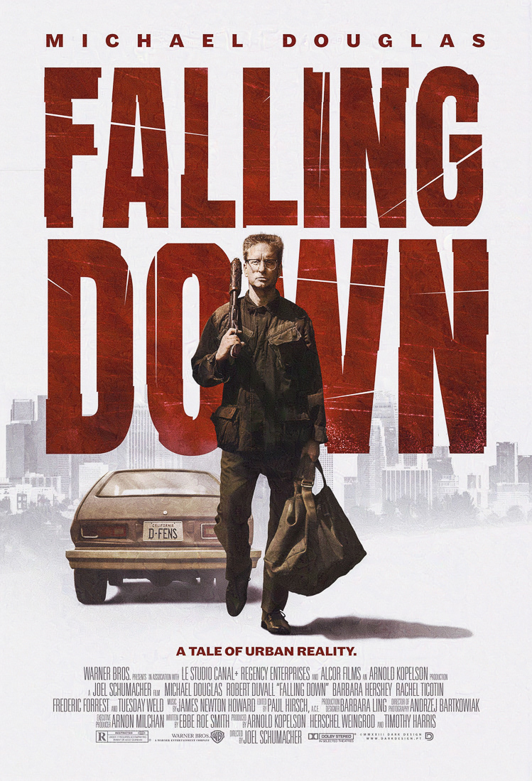 Falling Down (1993) [1500x2202] by Nuno Sarnadas : r/MoviePosterPorn