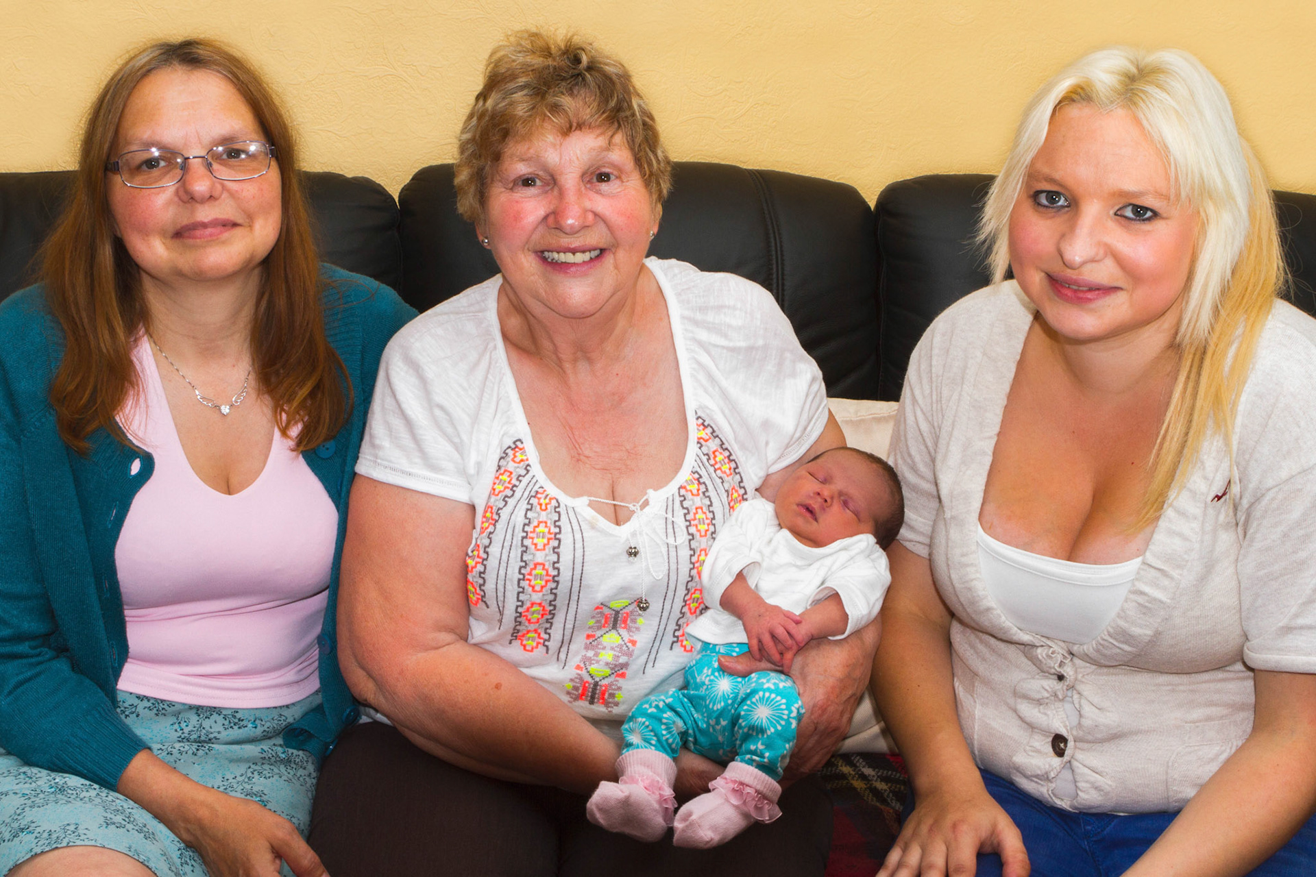 The Four Generations Christine Sheila Clare Maisey