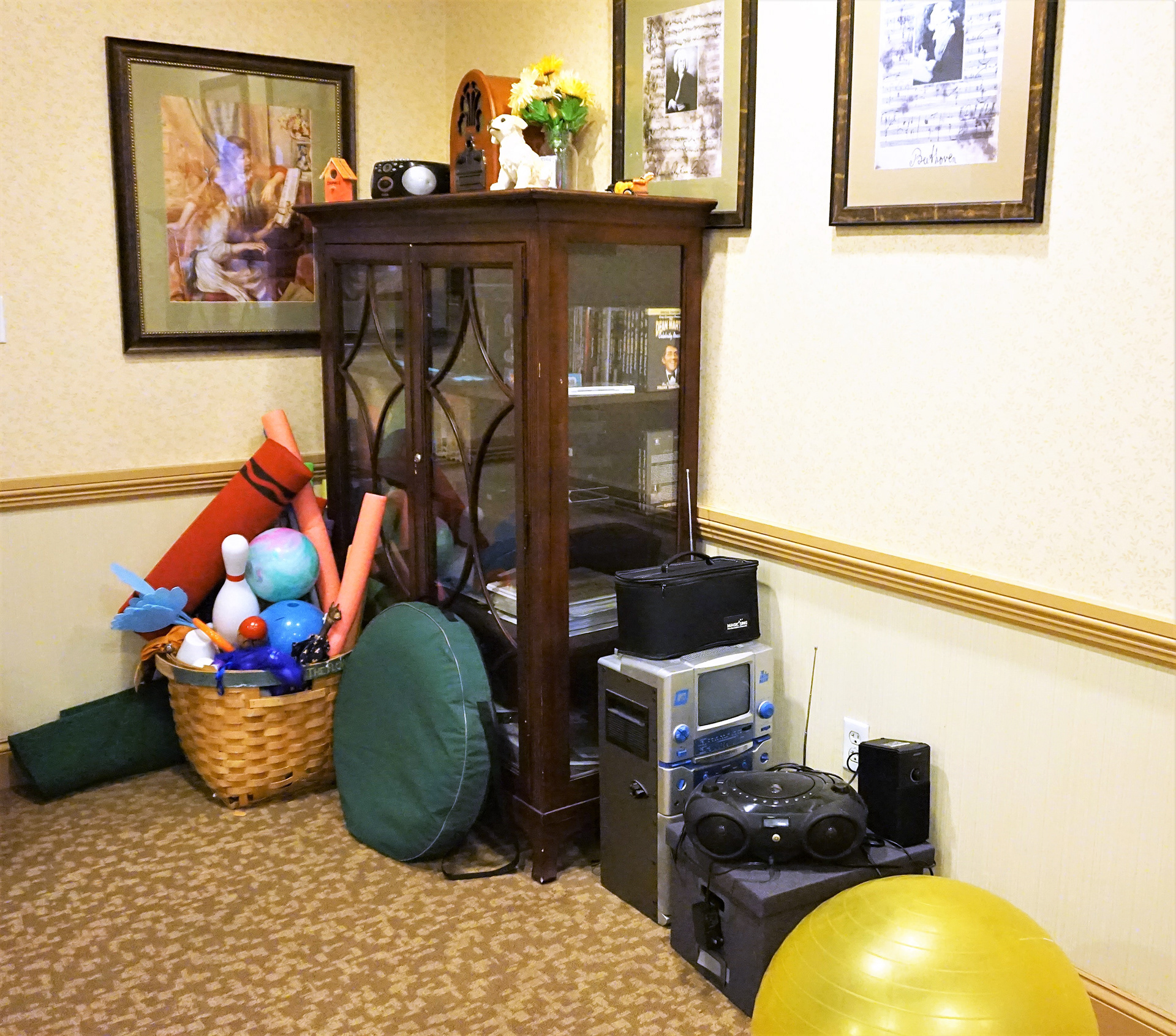 Figure 21. SNOEZELEN CORNER IN LIVING ROOM