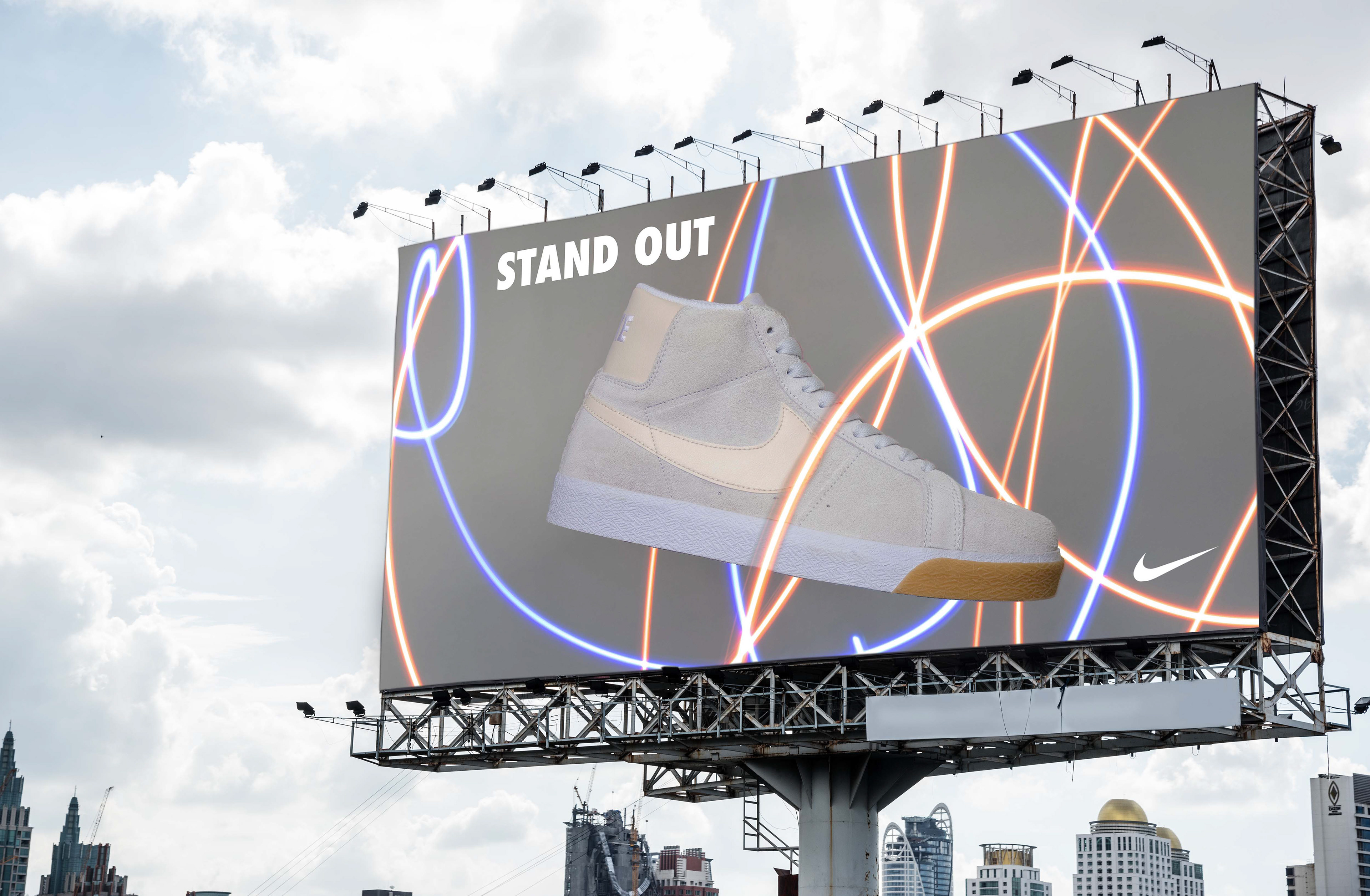 For one of my photography projects, I chose to do some product photography, and this was the shot I got. After I took this shot, I found it interesting enough to turn it into a Nike ad to showcase a combination of photography skills and design.
