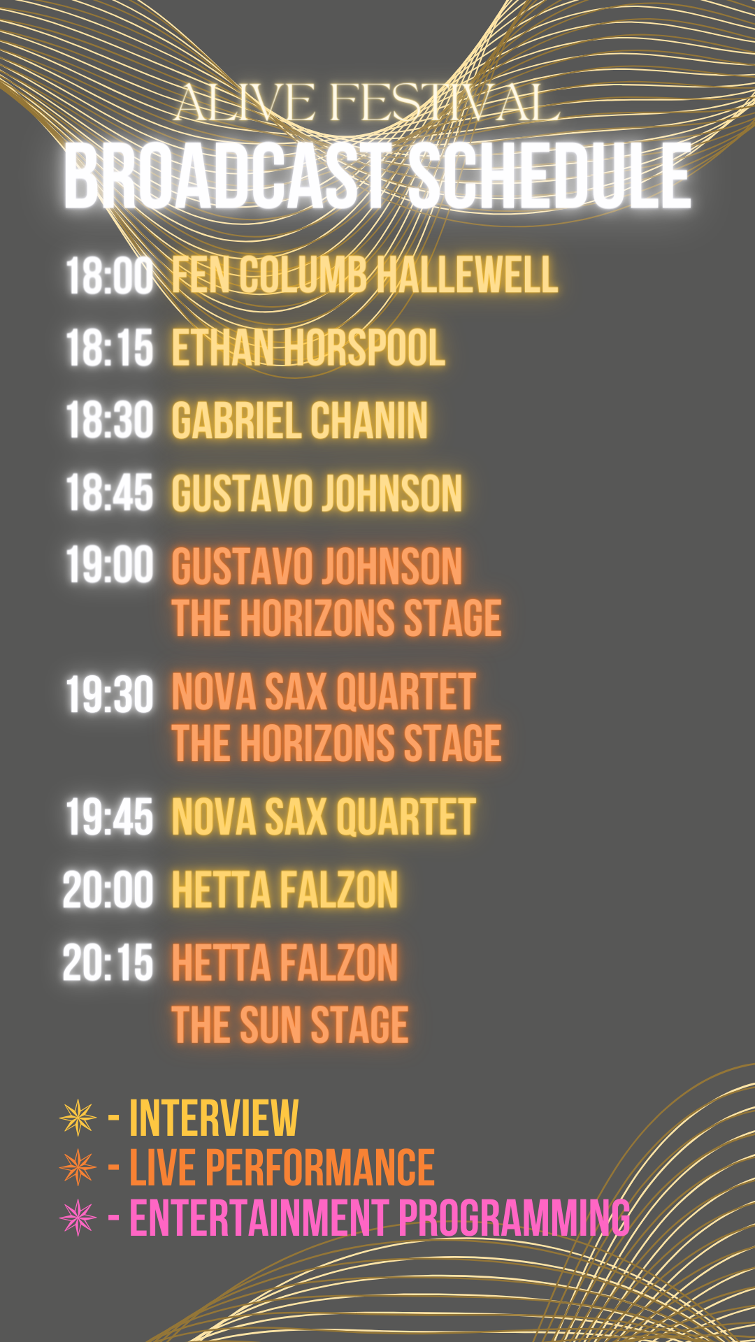 Broadcast Schedule