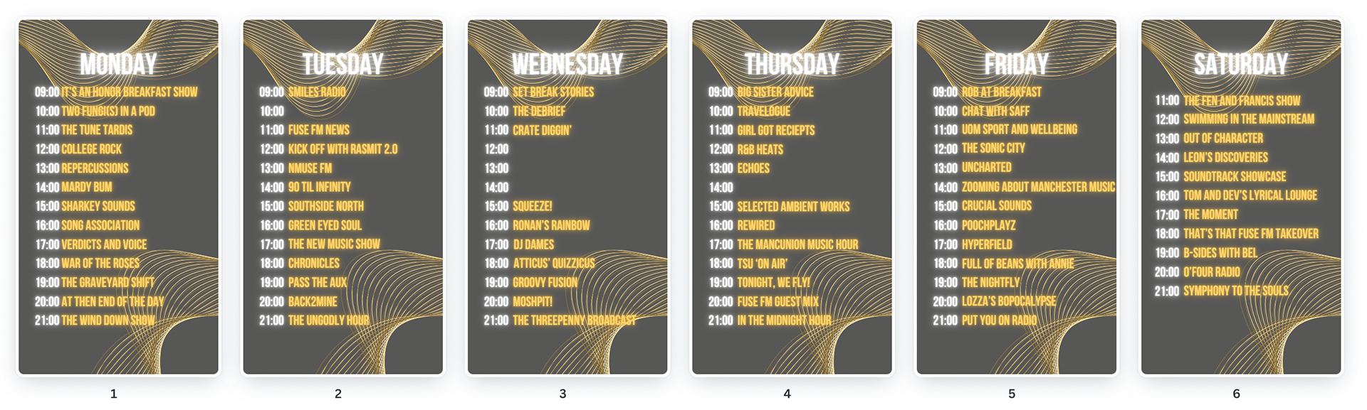 SS24 Daily Show Schedule Stories