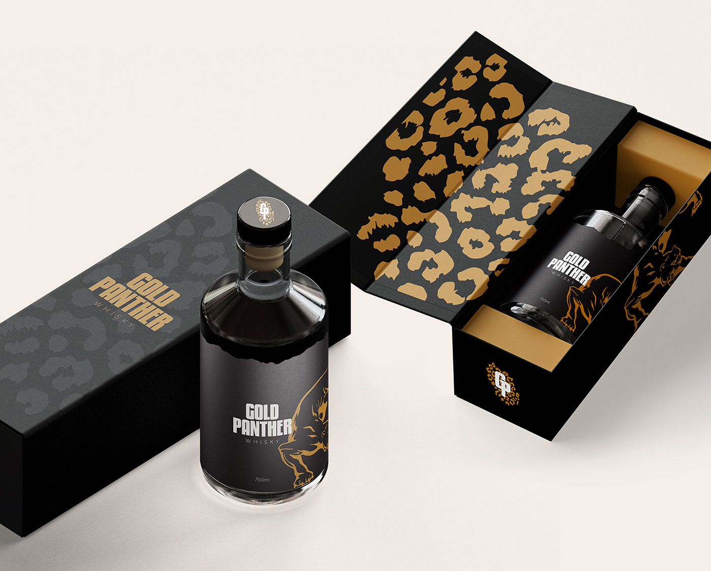 GOLD PANTHER | design de embalagens - projeto acadêmico