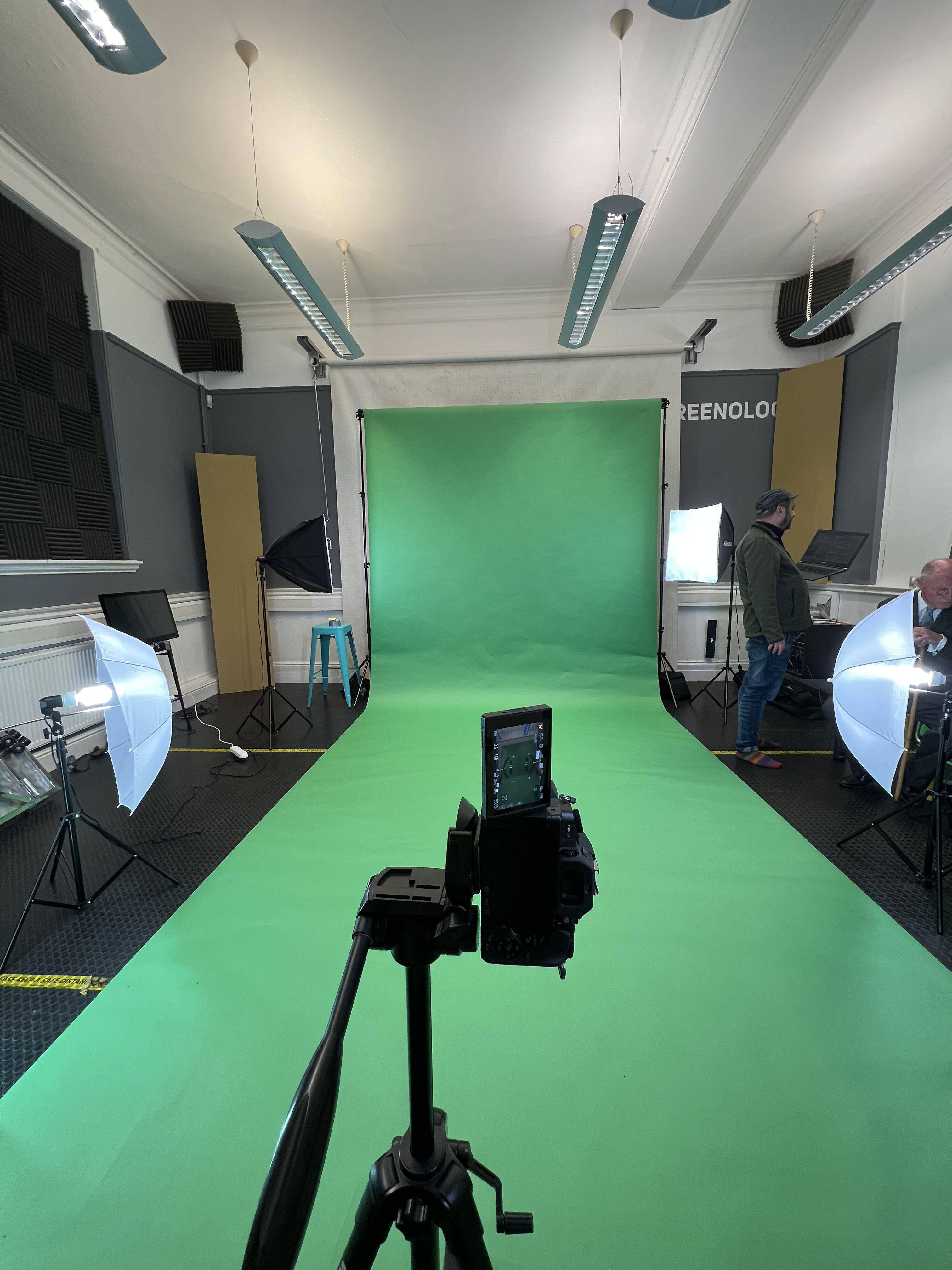 behind the camera action