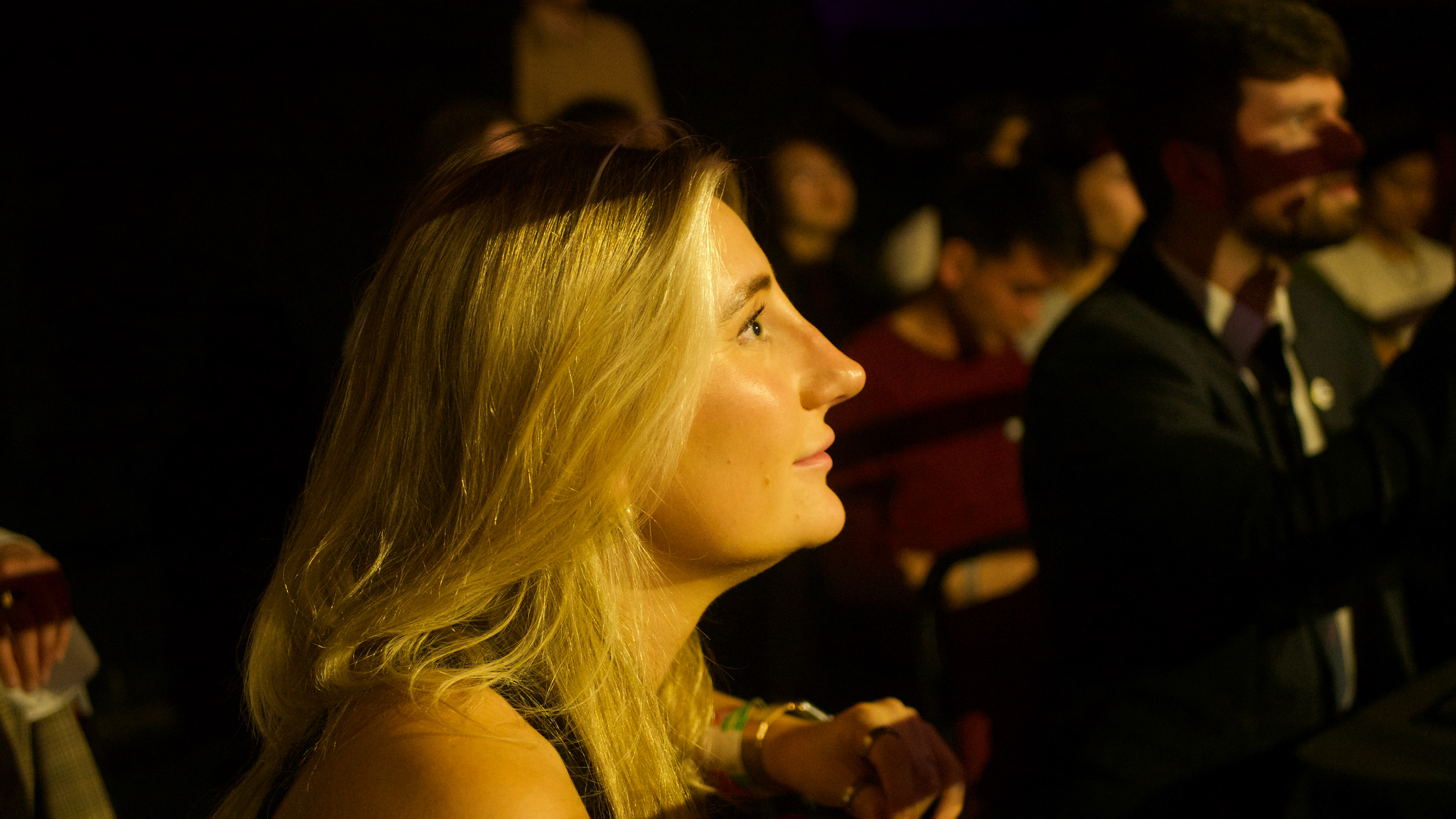 Onlookers from the event