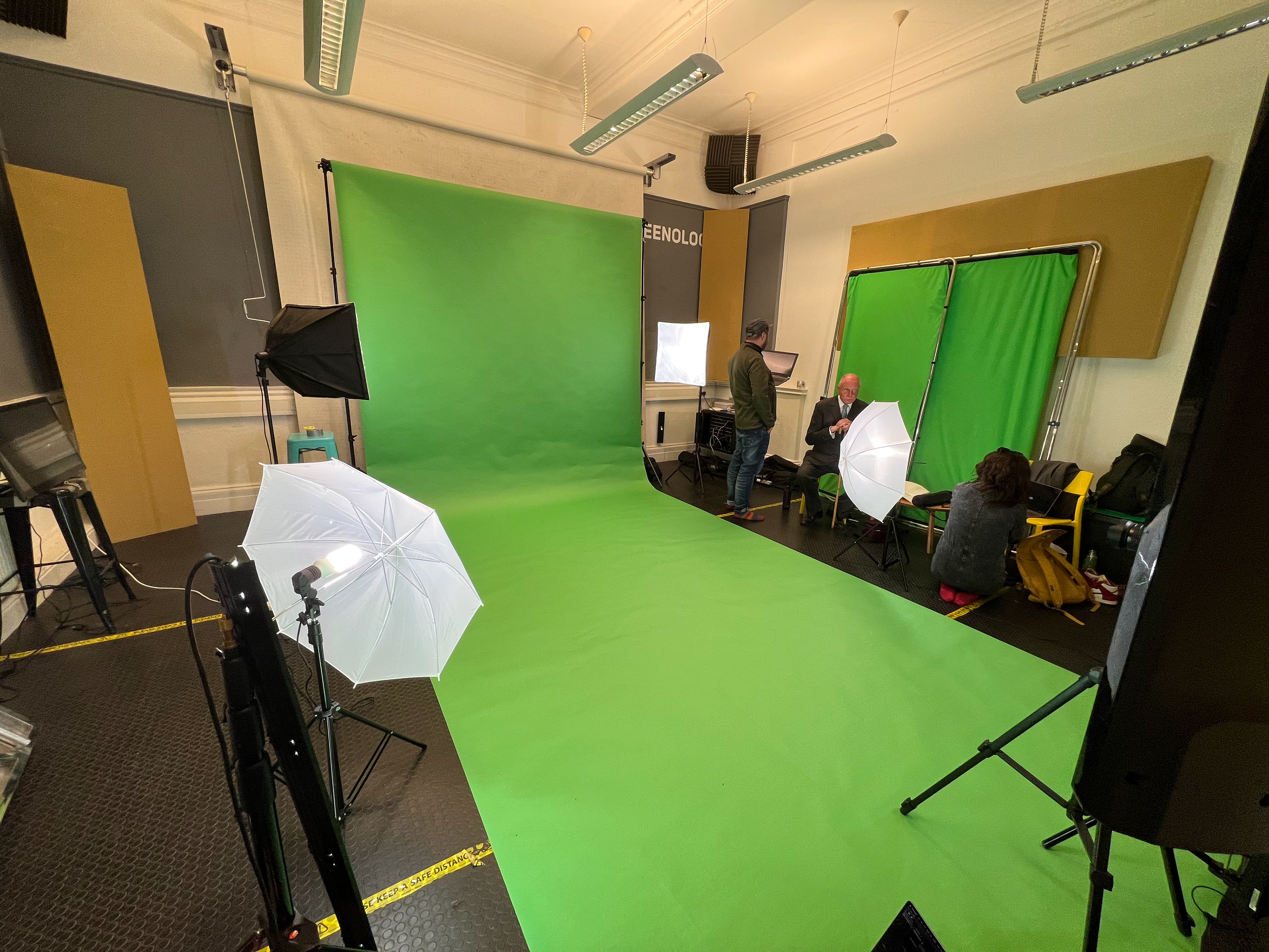 preparation for the next take