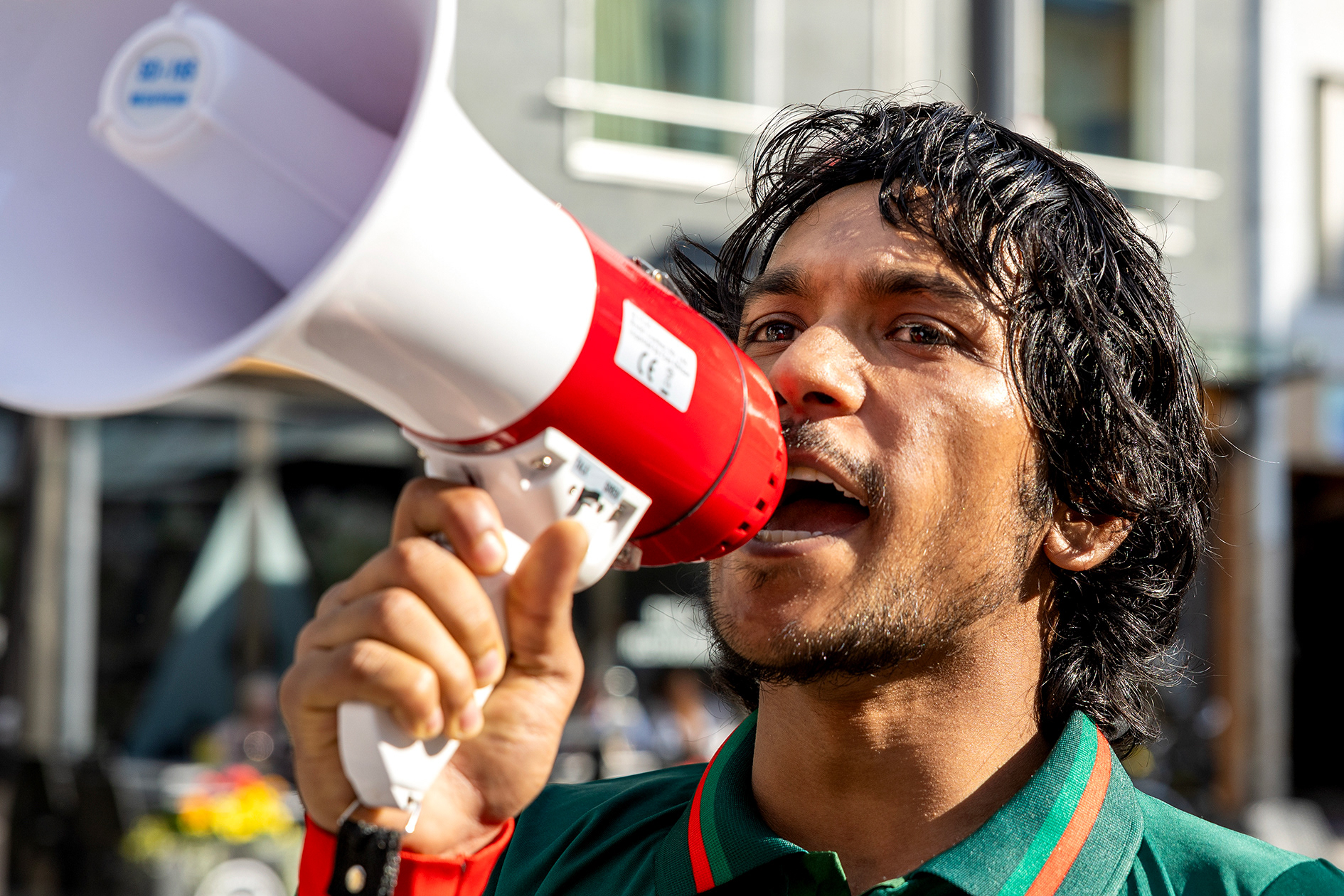 Bangladesh demonstration in Oulu, Kaleva