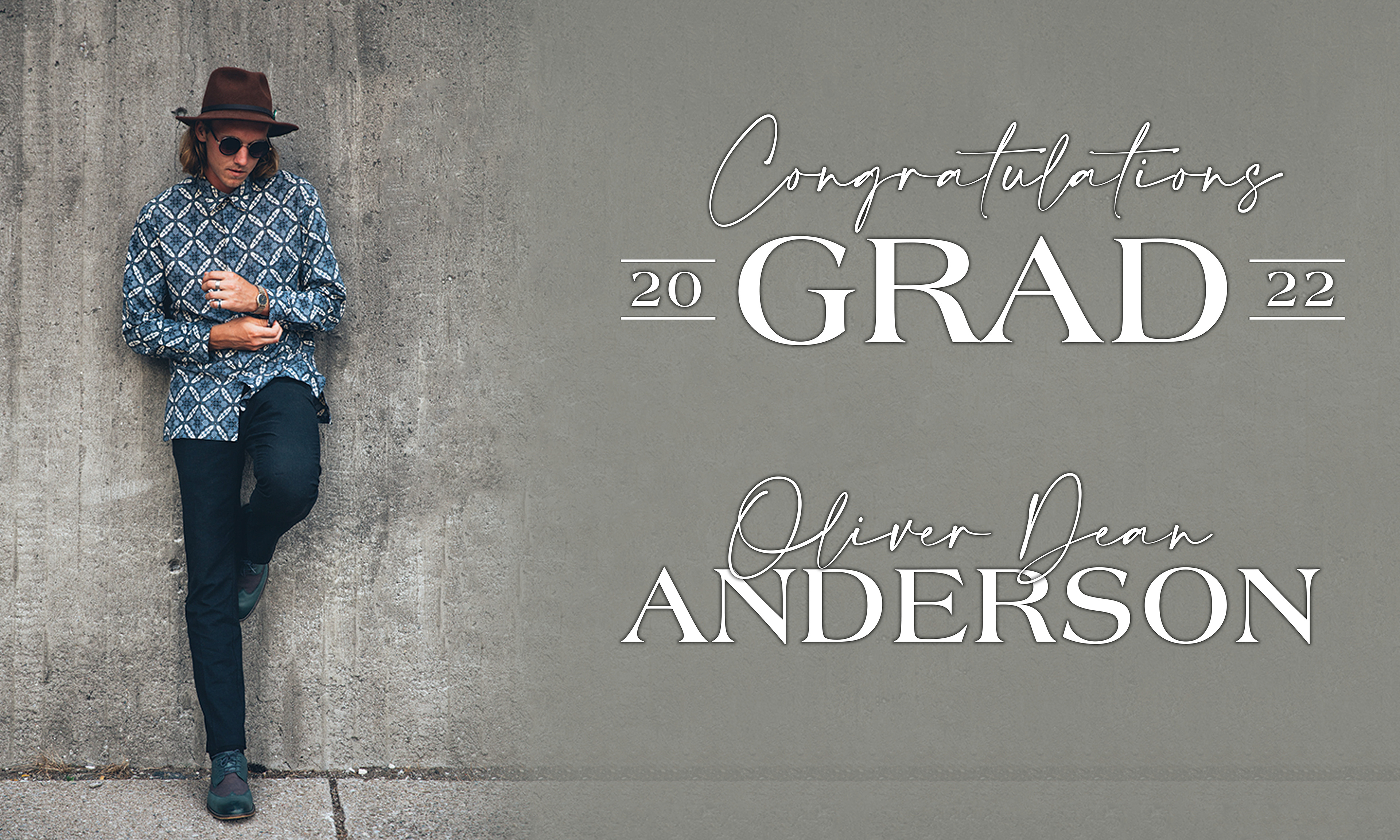 Graduation Banner - 6' x 3'