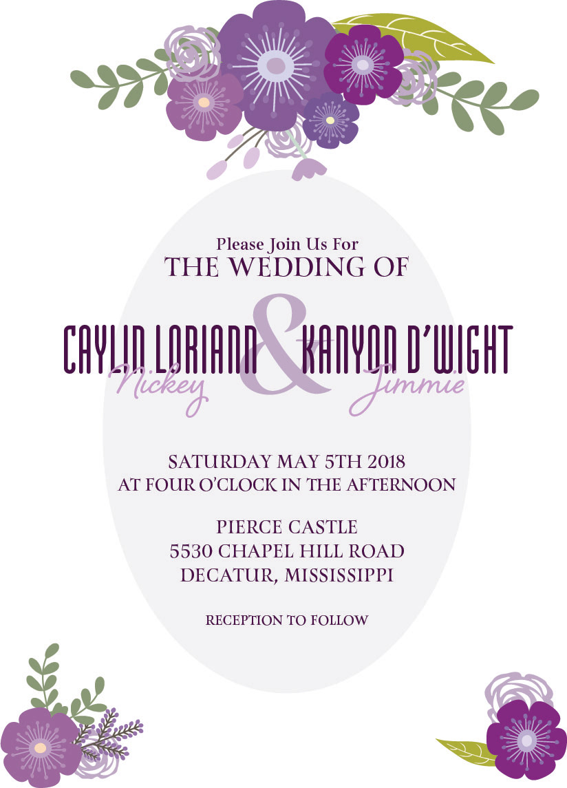 Full Color Invitation