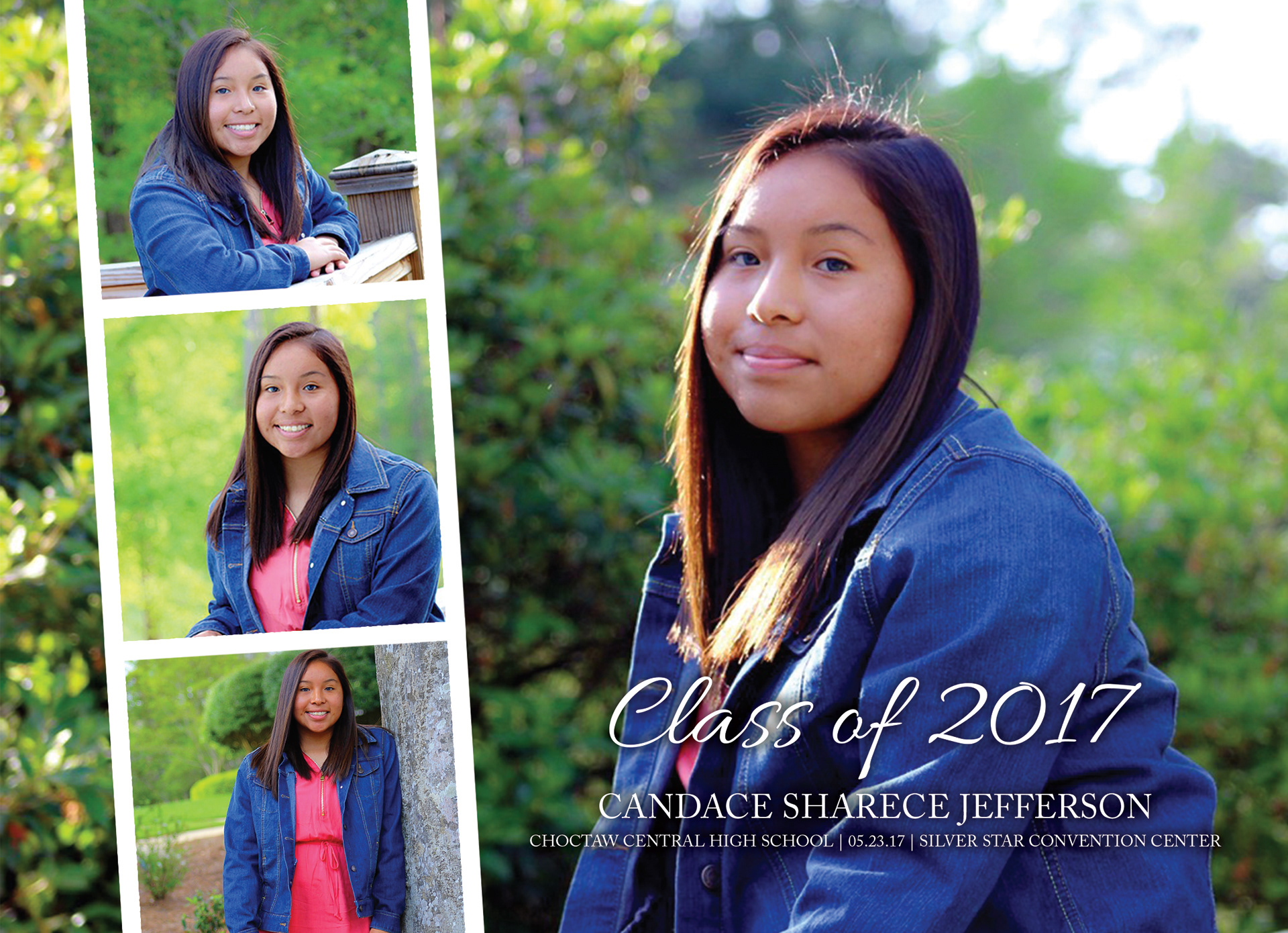 Photos Graduation Invitation Front