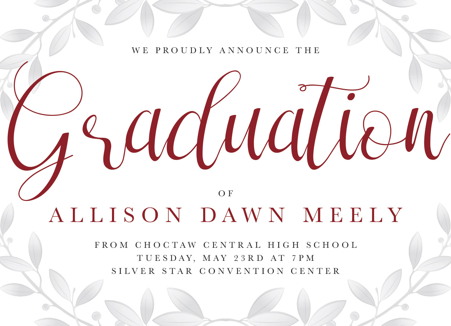 Graduation Invitation