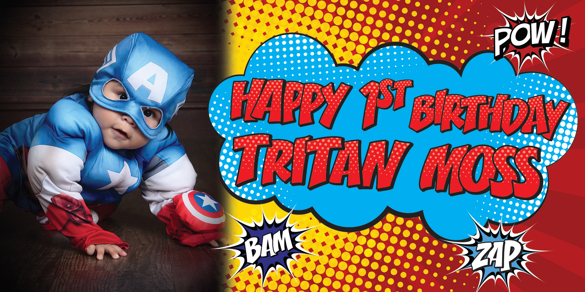 Birthday Banner - 6' x 3'