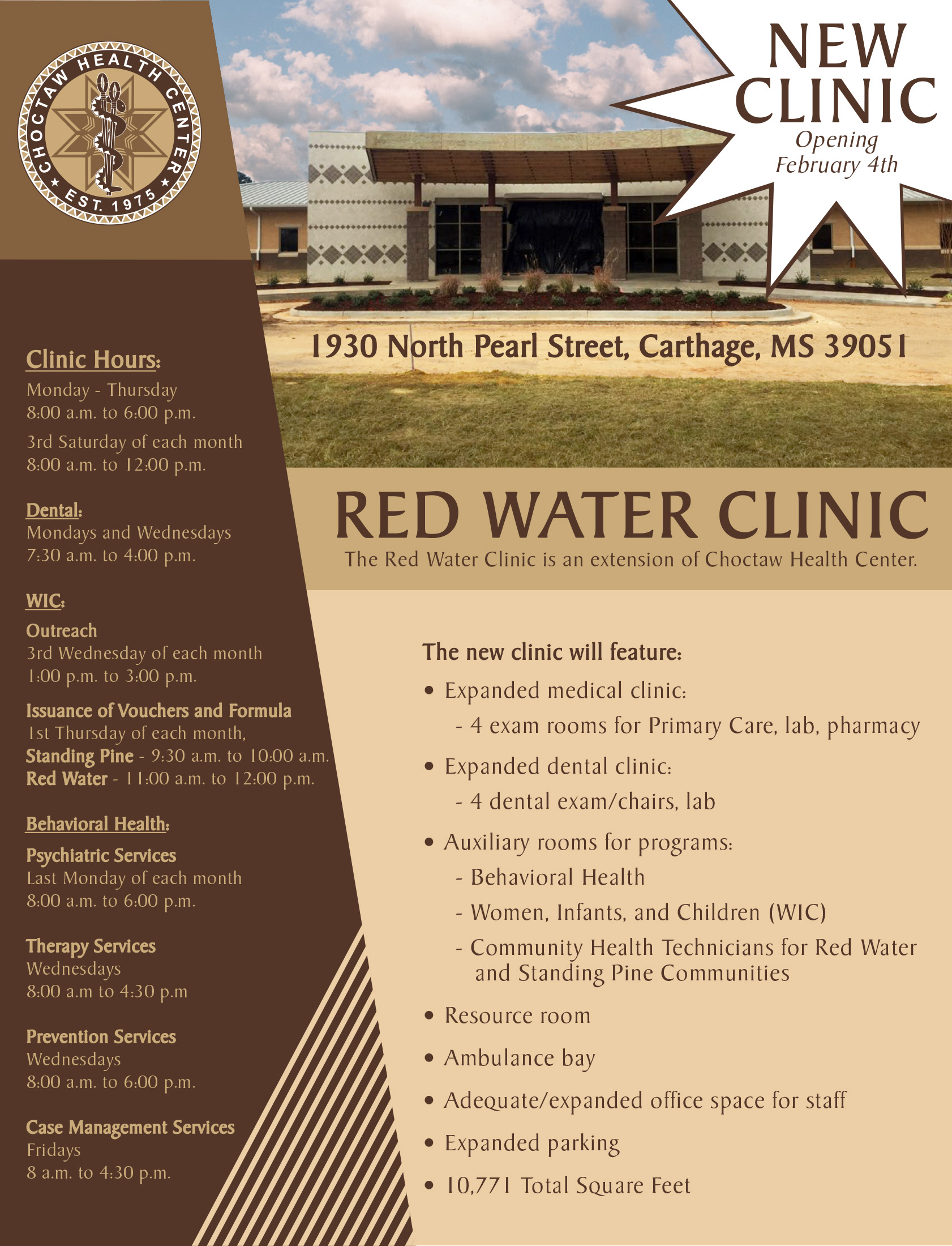 Hospital Opening Flyer