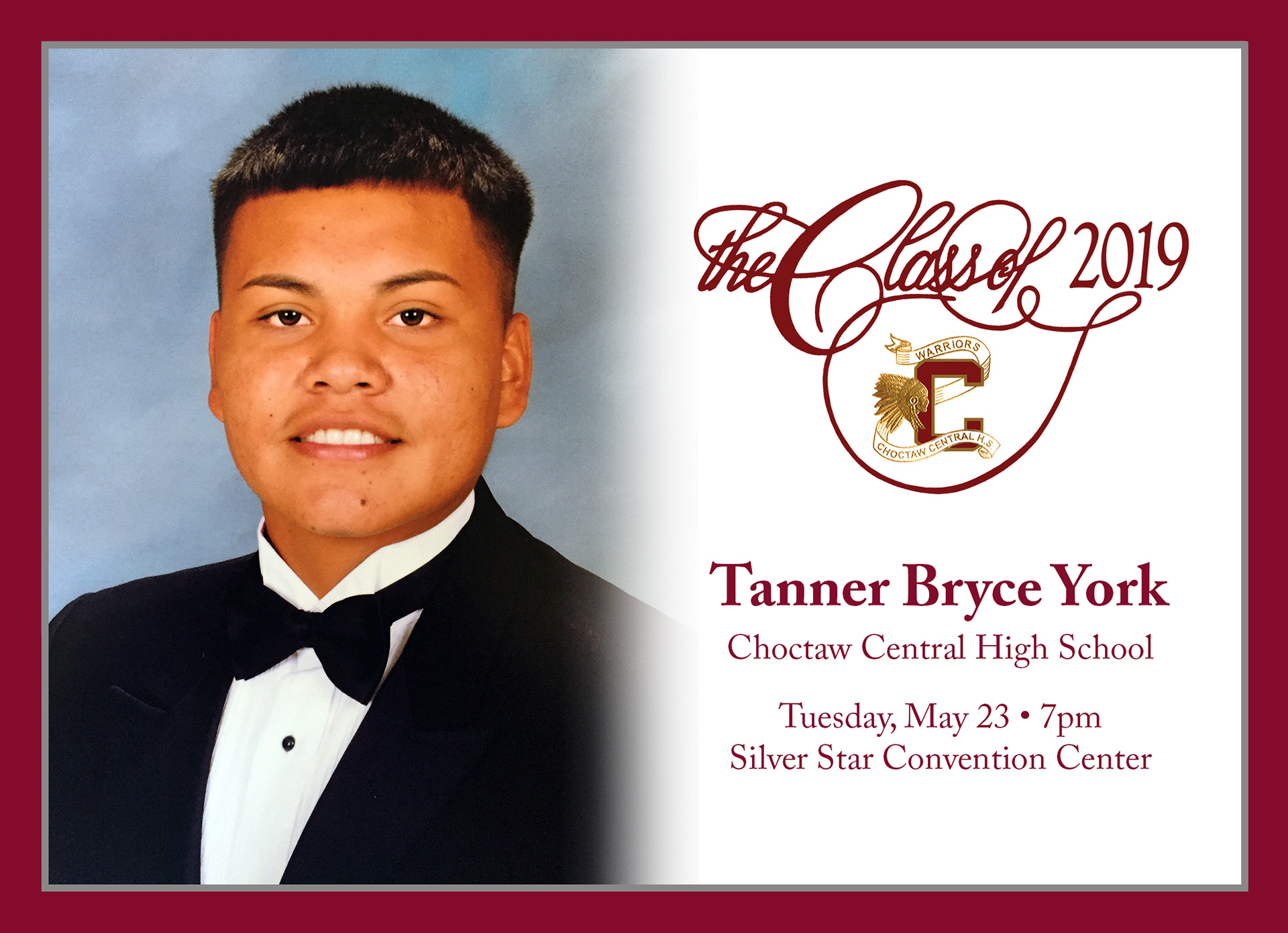 Traditional Graduation Invitation