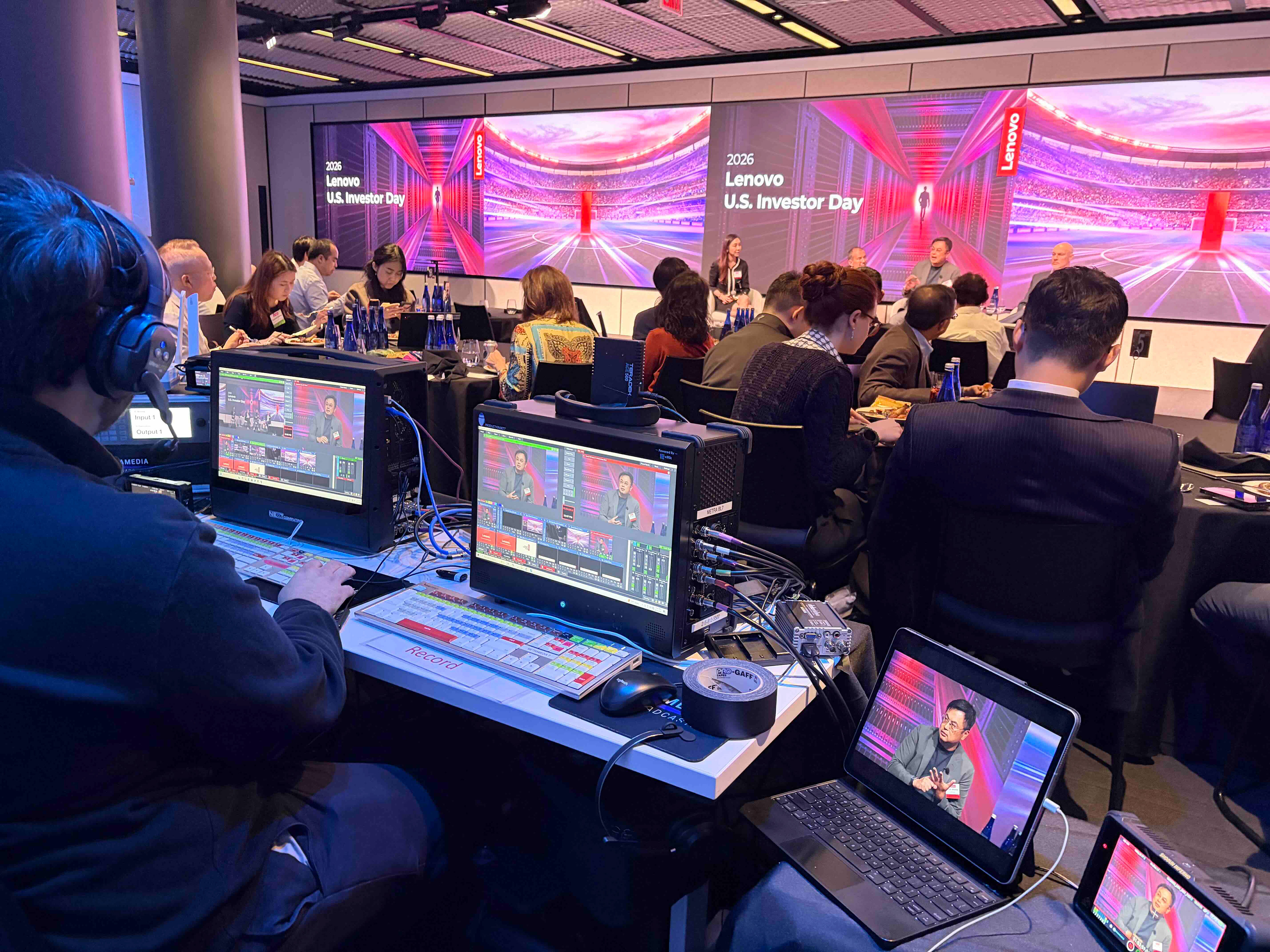 ProStream+ BTS at Lenovo Investor Day