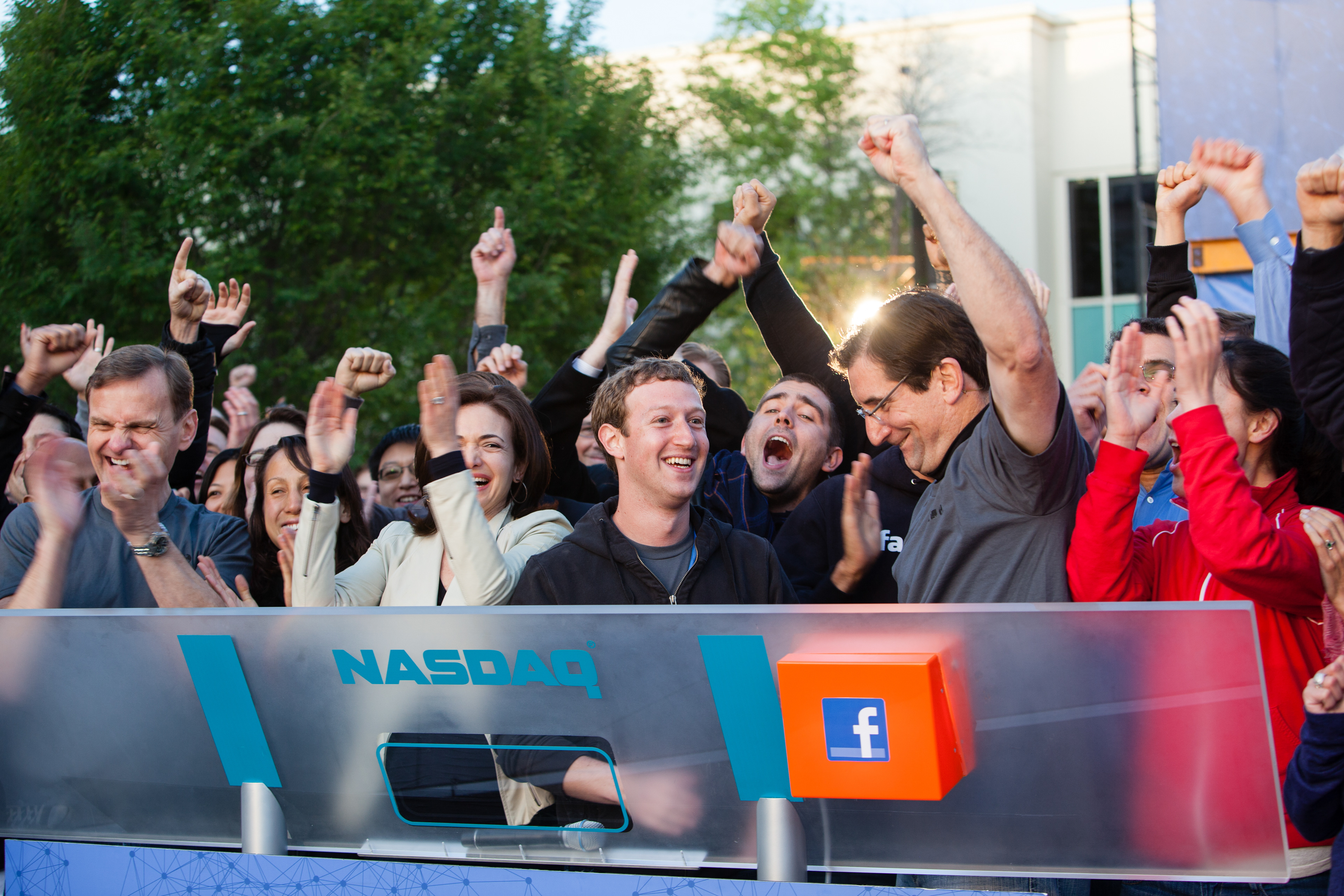 Facebook IPO Bell Ringing
