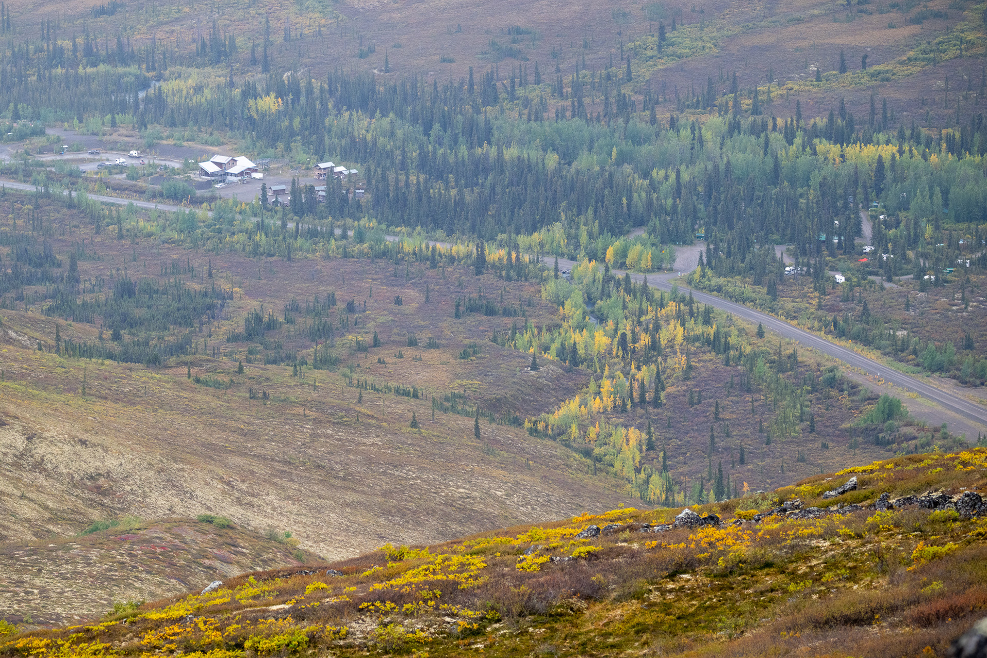 Tomstone Interpretive Centre en campground