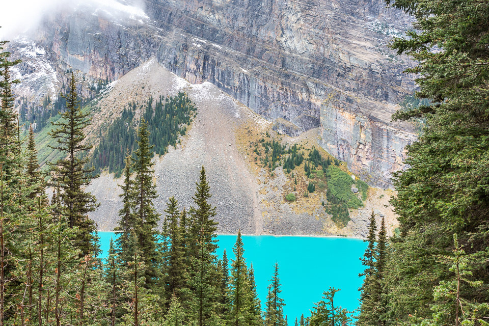 hike naar lake Agnes