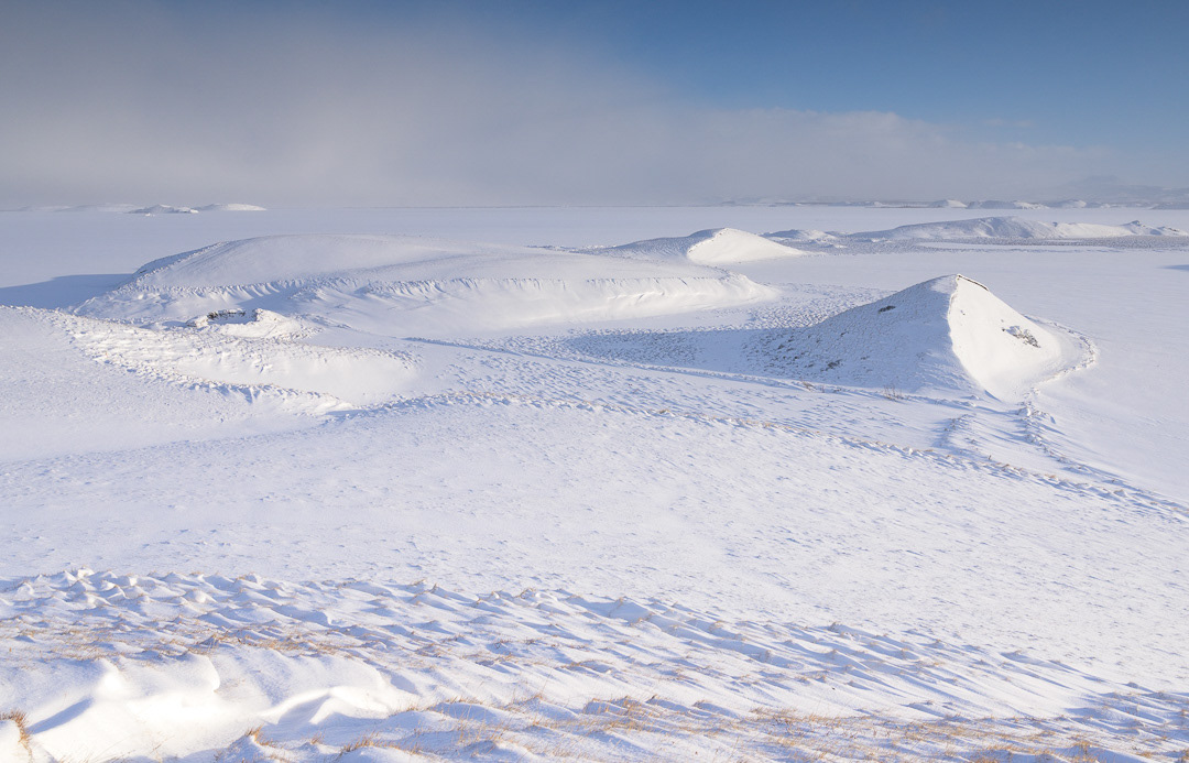 pseudo kraters bij Skútustaðir
