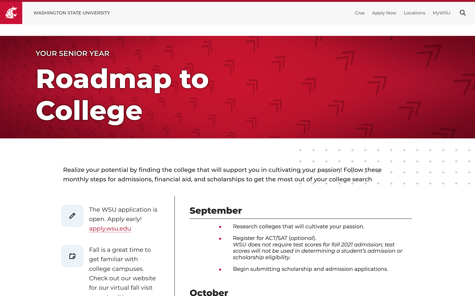 Current WSU Senior Search Site
