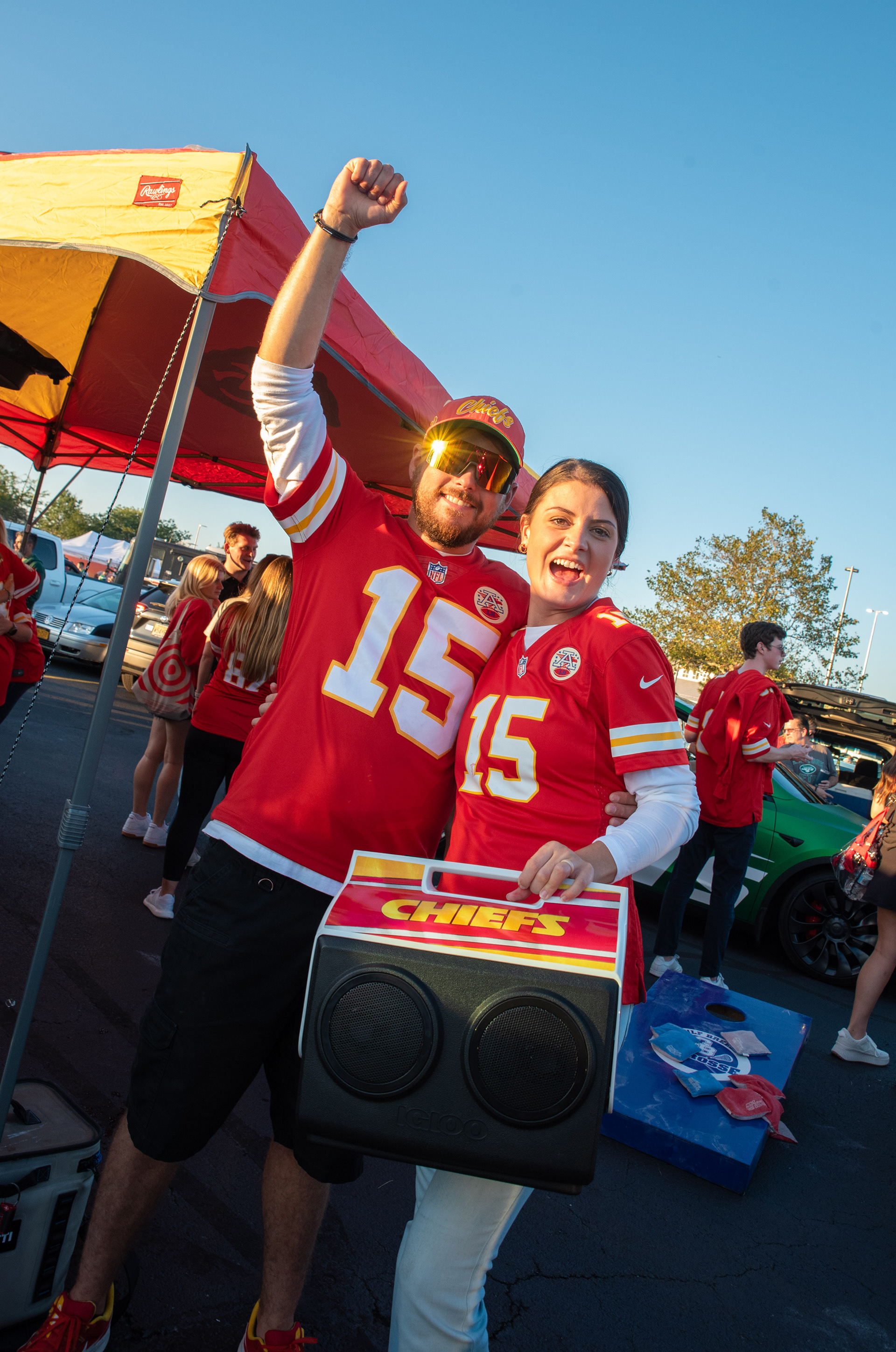 Jets vs Chiefs Game w/ Igloo Coolers