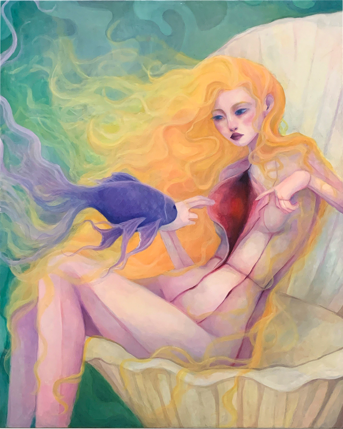 she, oil on canvas