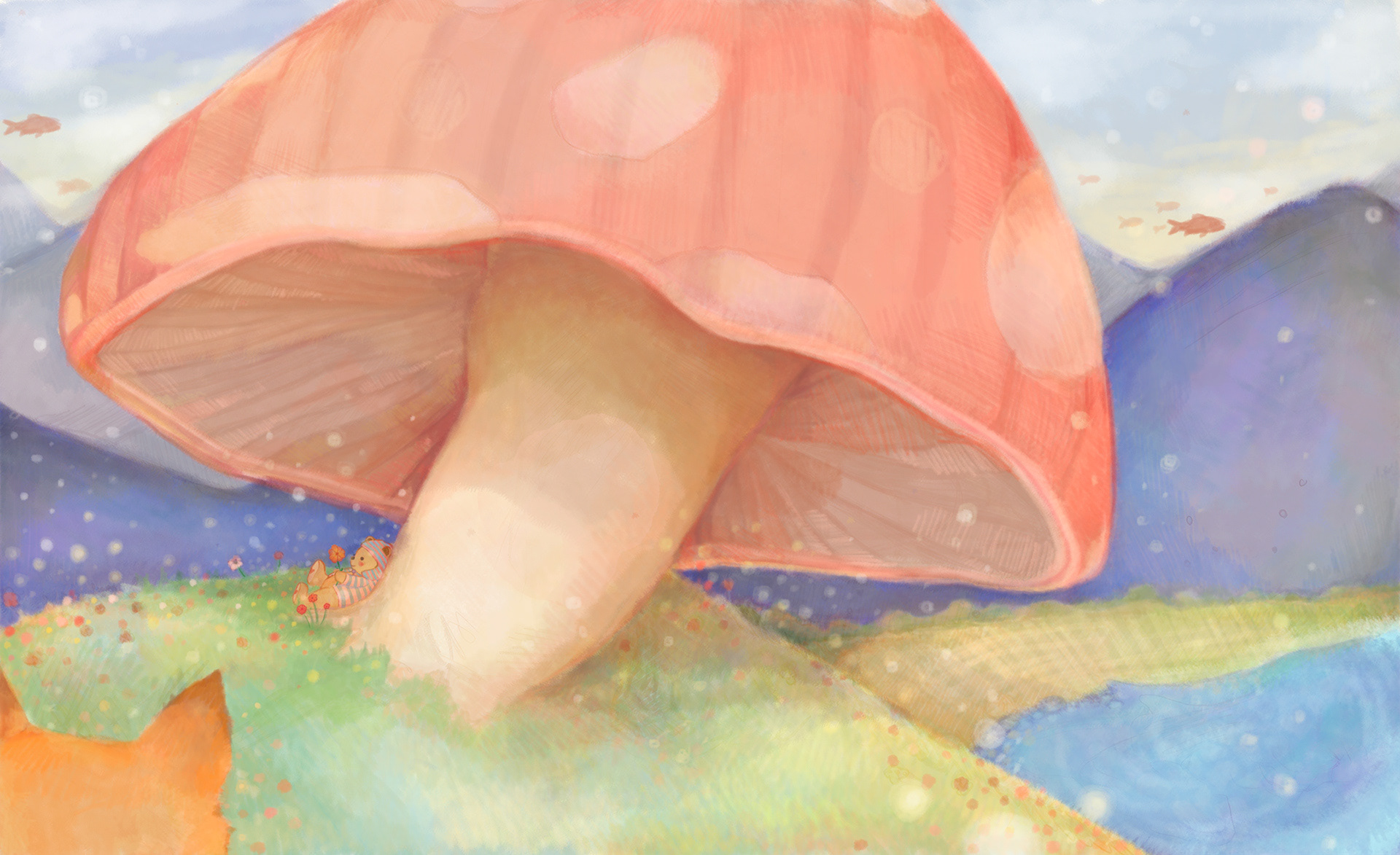 Pages 24 and 25, color