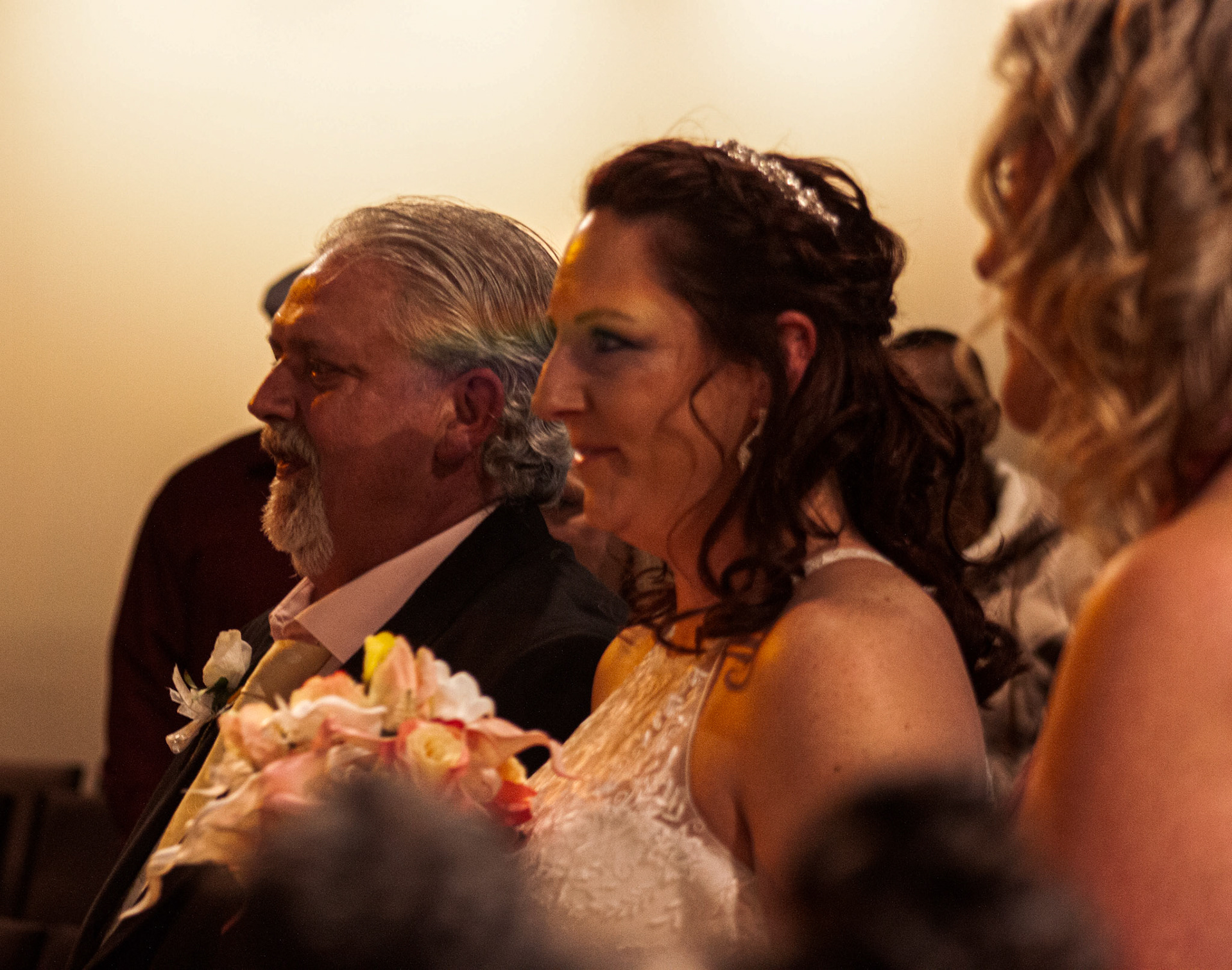 Who gives this bride away?