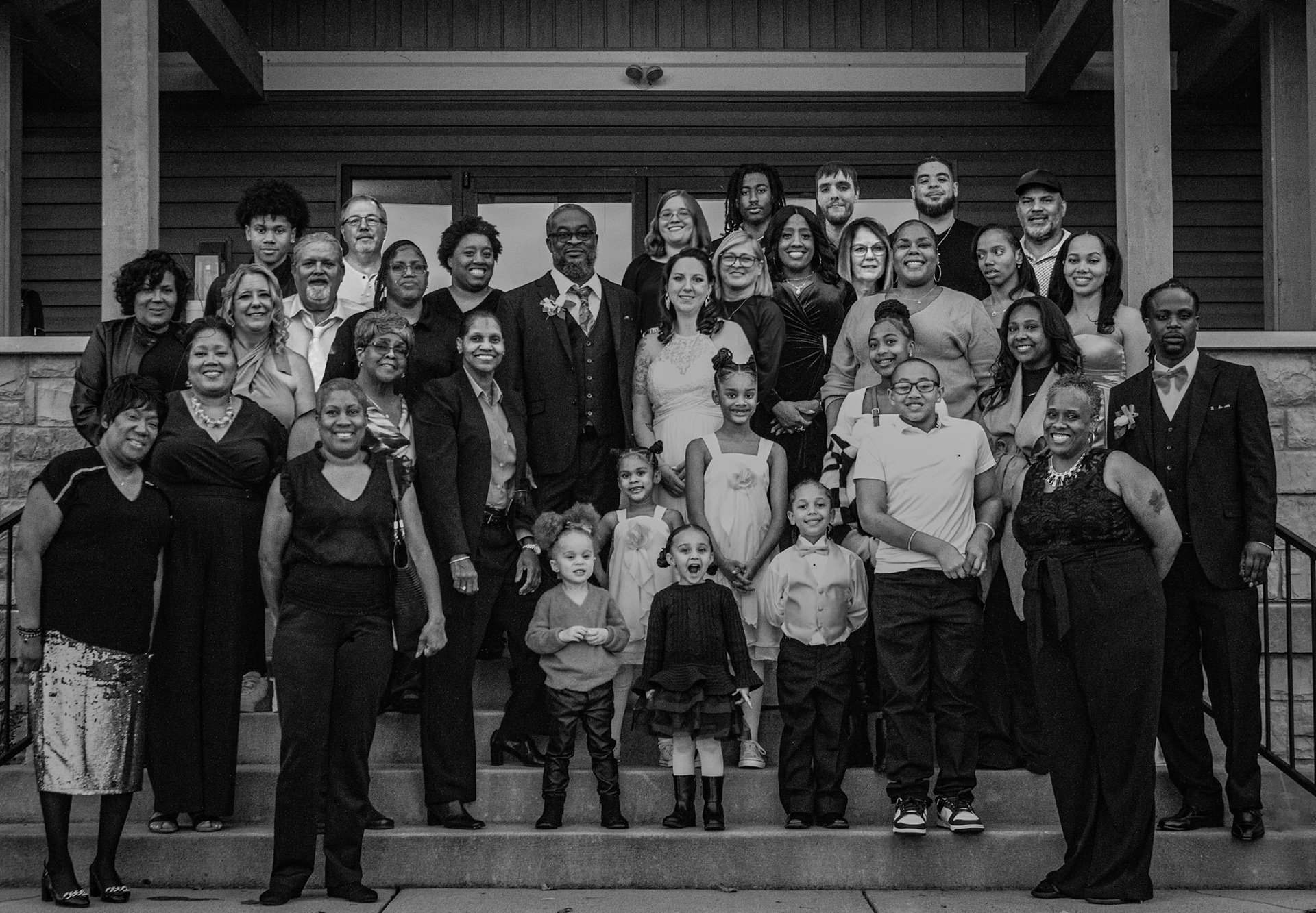 One big beautiful happy family