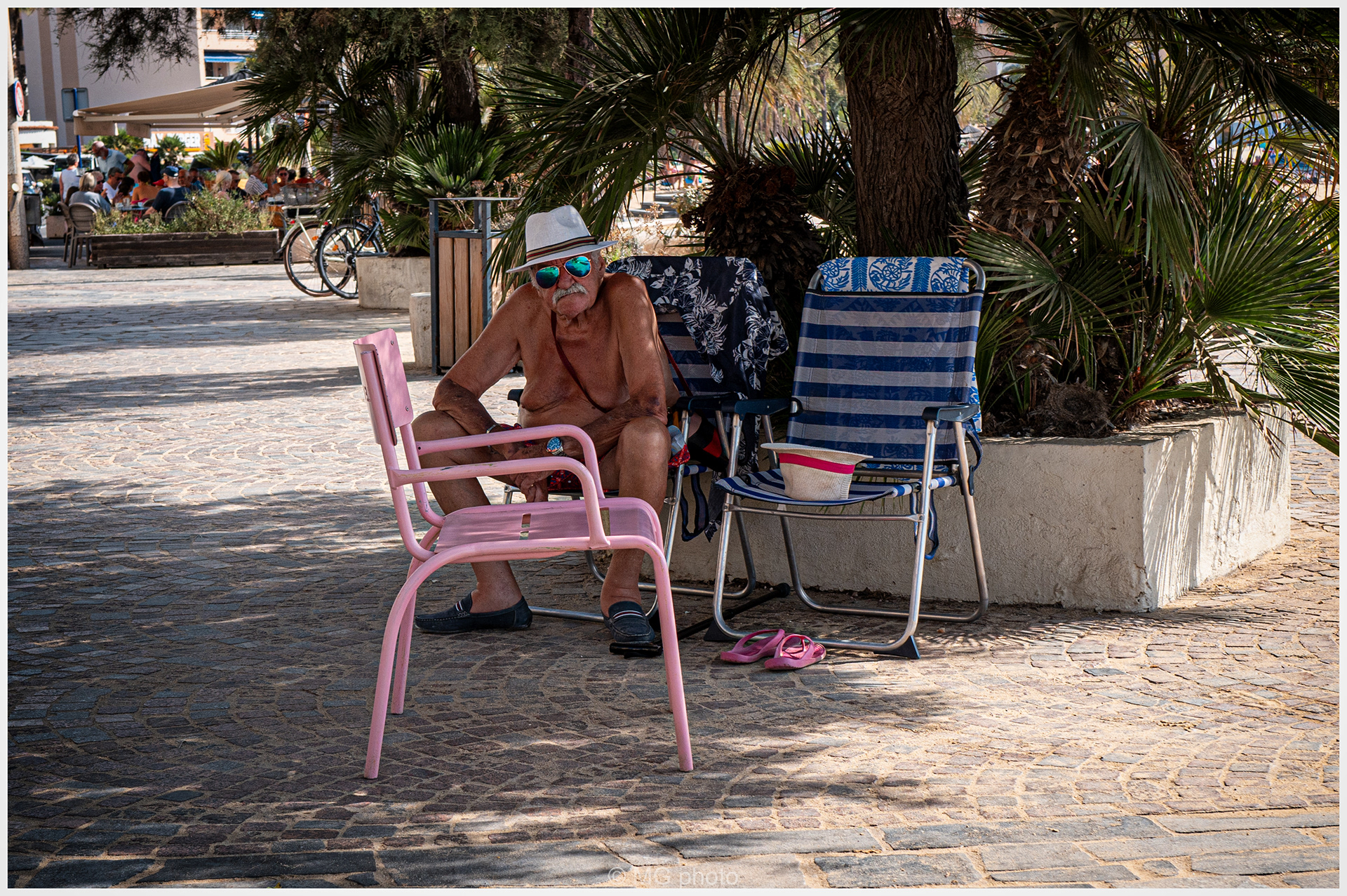 Pink chair