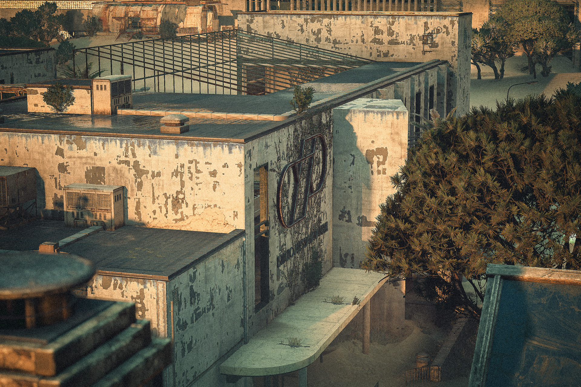 The Marano Library, once an archive of knowledge, sits decrepit.