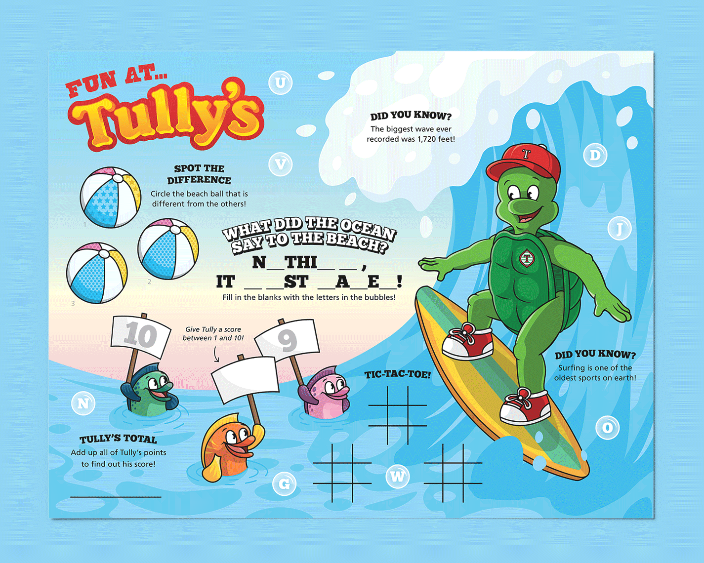 Kids Menus (Front)