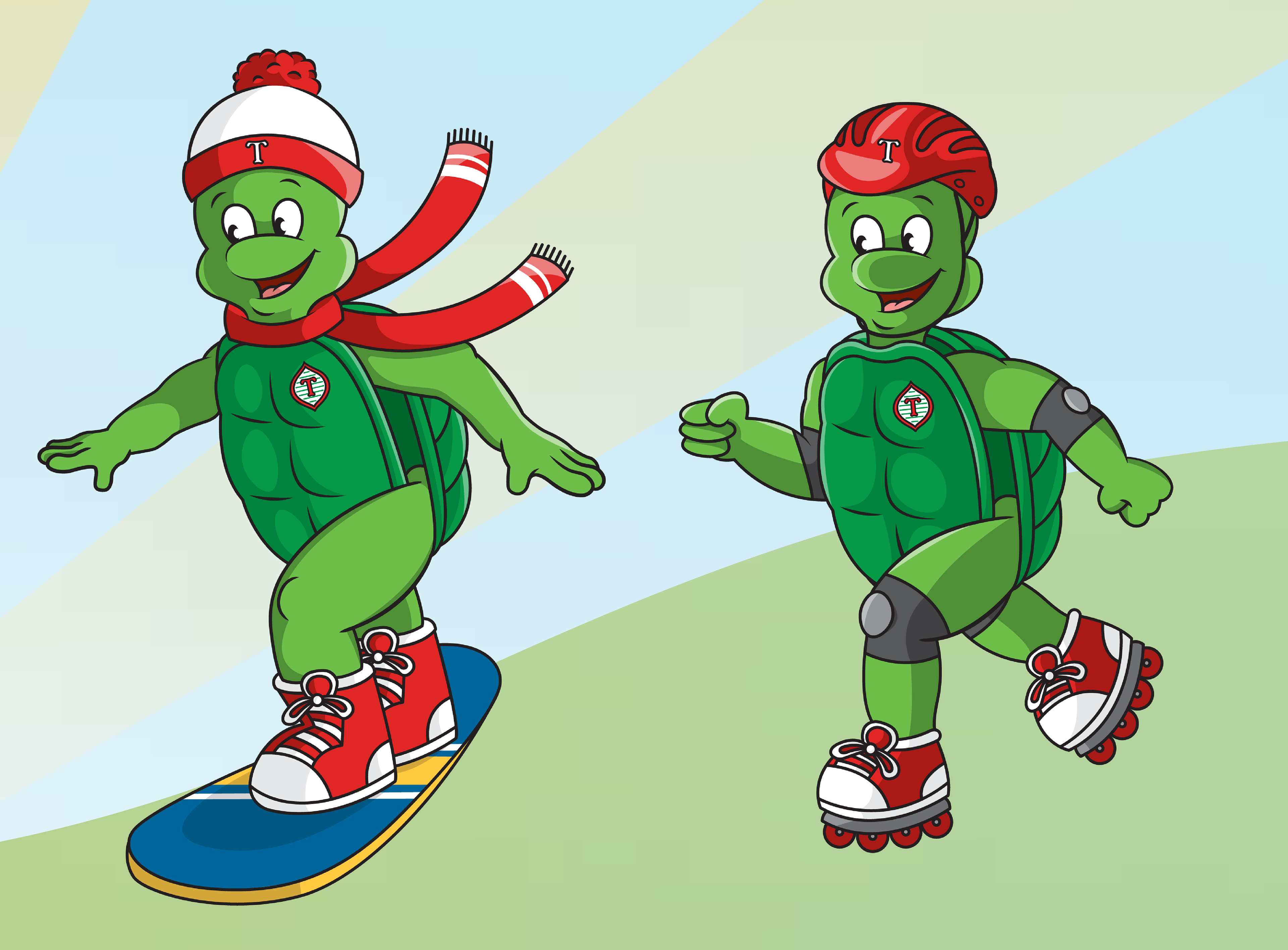 Tully the Turtle illustrations.