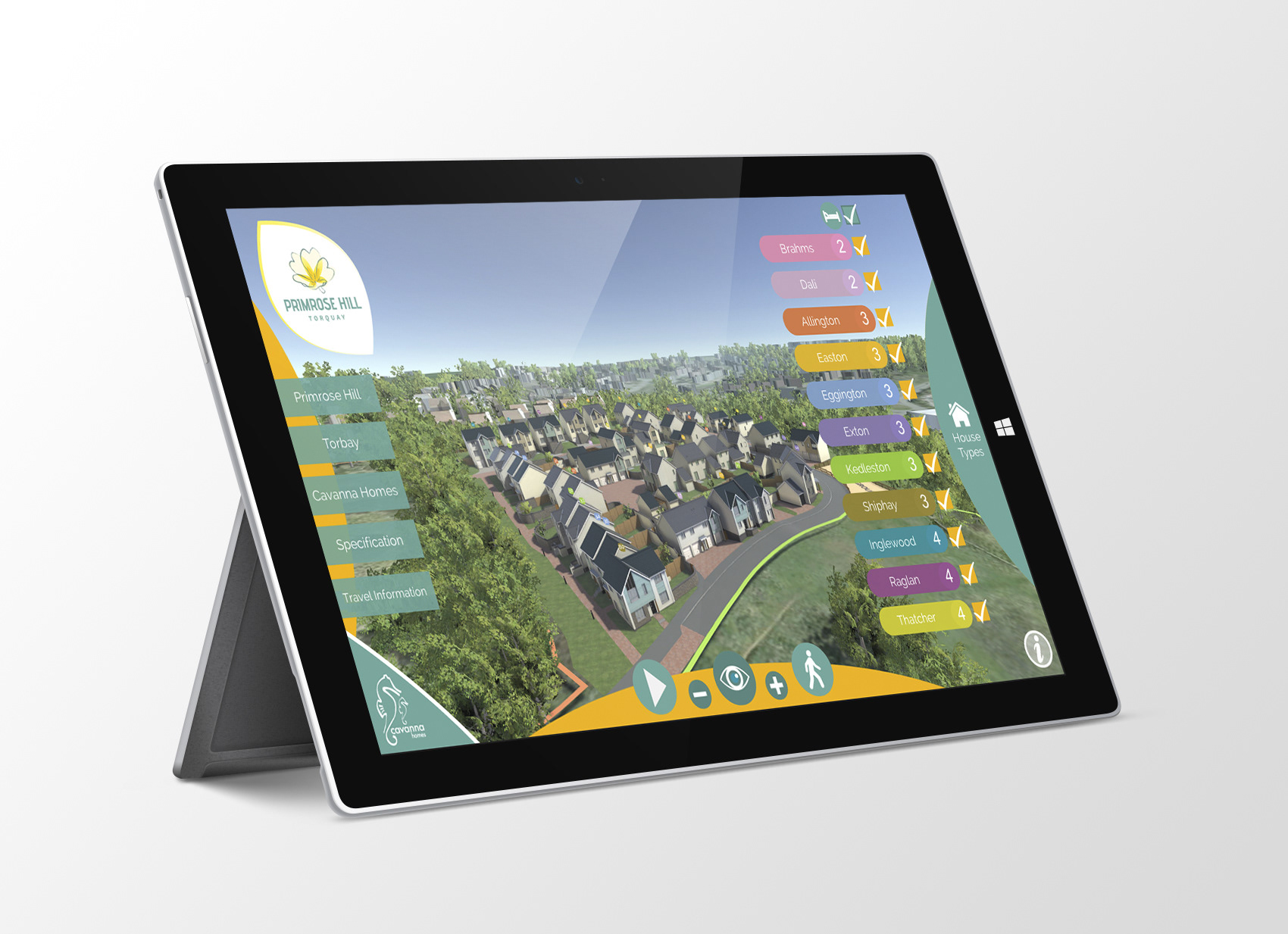 Primrose Hill - Home Screen