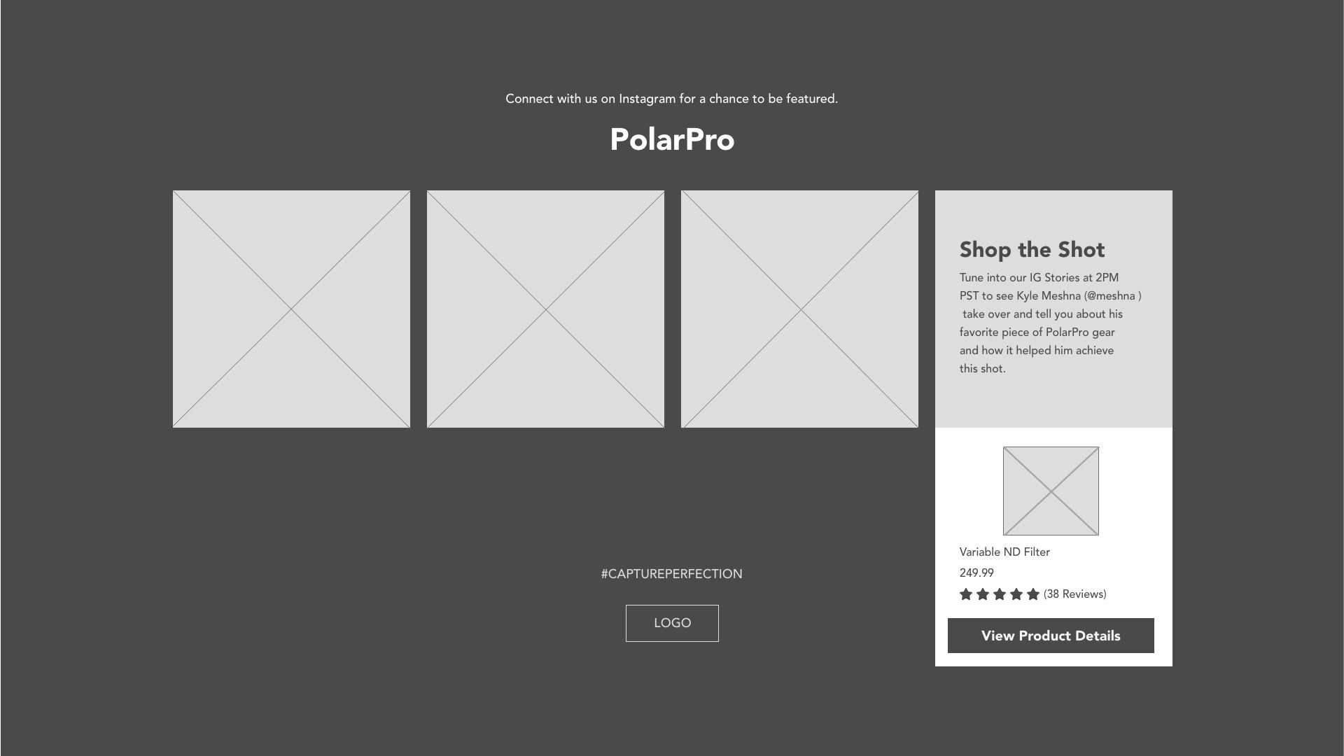 High Fidelity Wireframes